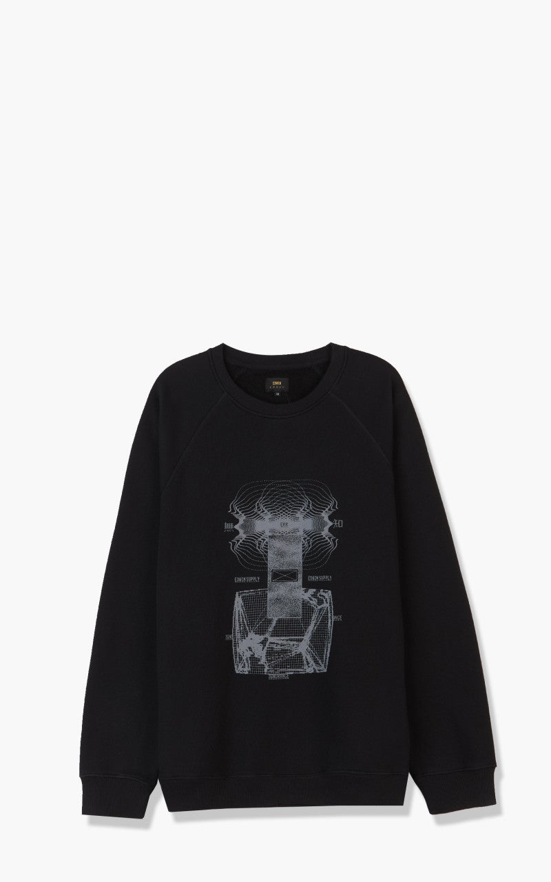 Edwin Ignorance Heavy Felpa Sweat Black