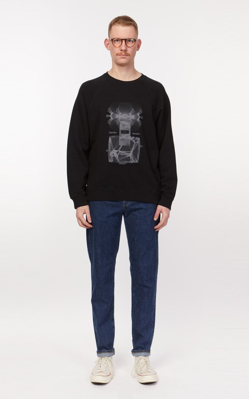 Edwin Ignorance Heavy Felpa Sweat Black