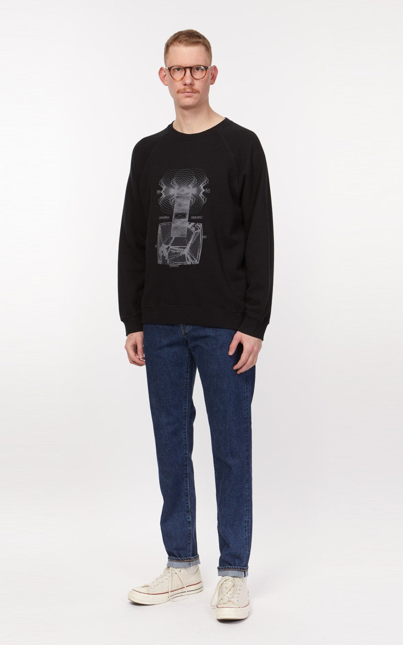 Edwin Ignorance Heavy Felpa Sweat Black