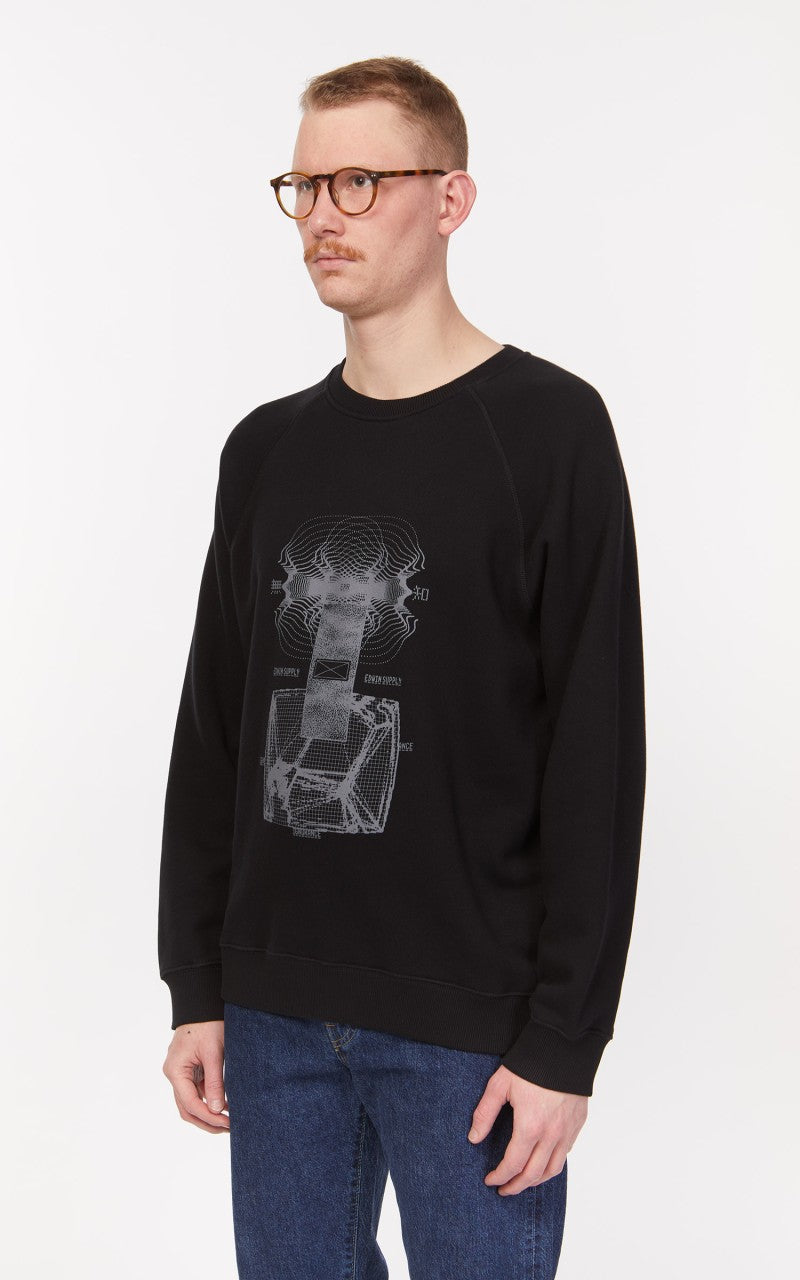 Edwin Ignorance Heavy Felpa Sweat Black