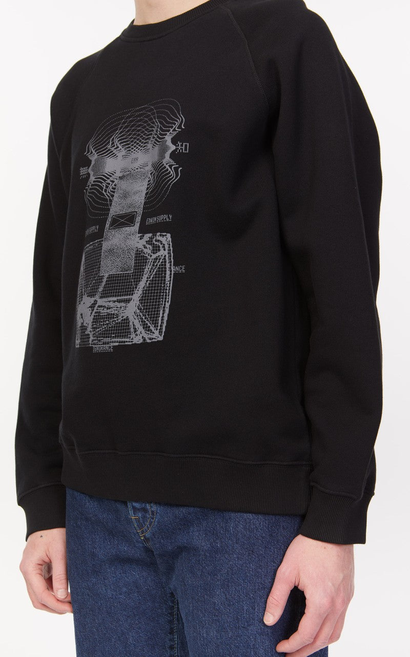 Edwin Ignorance Heavy Felpa Sweat Black