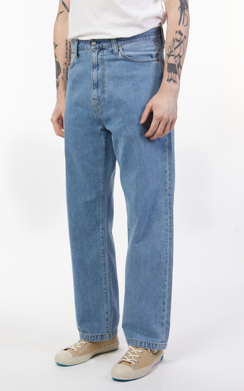 Carhartt WIP Landon Pant Blue Heavy Stone Wash