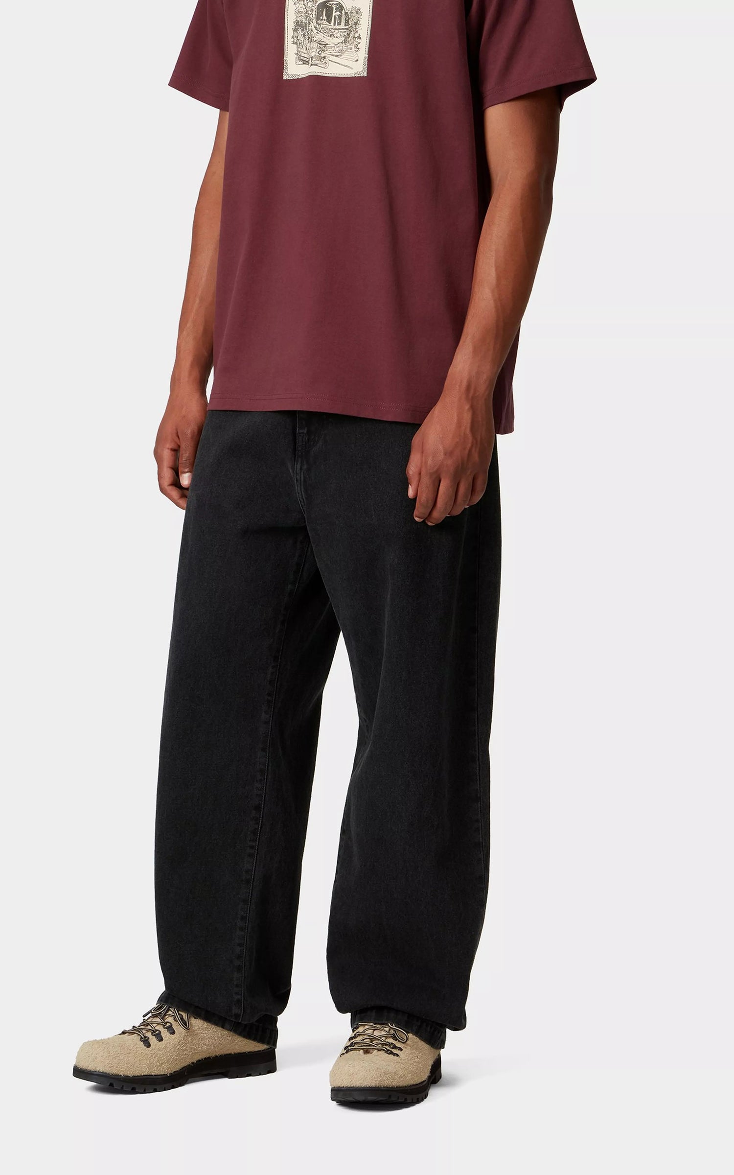 Carhartt WIP Landon Pant Robertson Denim Stone Washed Black