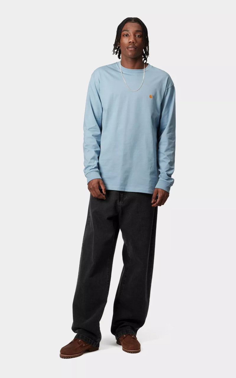 Carhartt WIP Landon Pant Robertson Denim Stone Washed Black