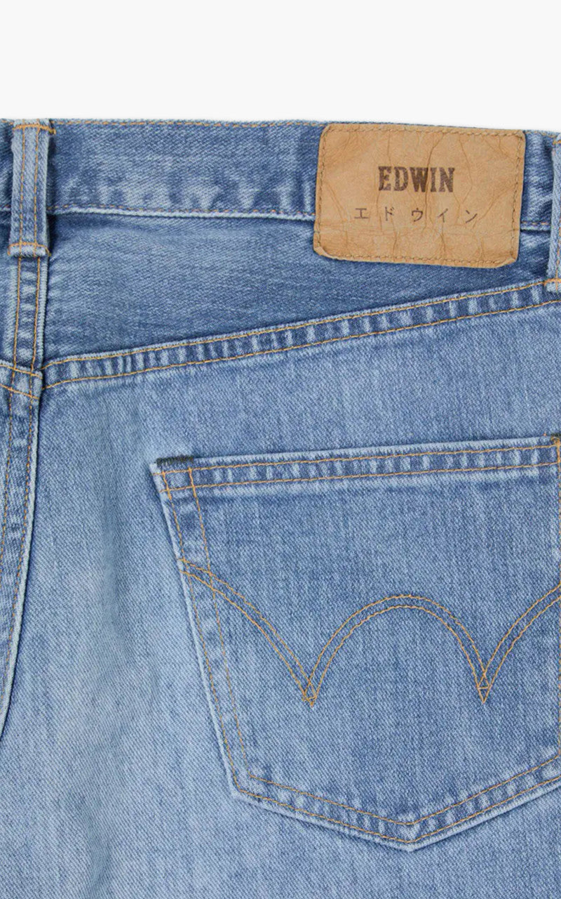 Edwin Regular Tapered "Made in Japan" 12.6oz Yoshiko Left Hand Denim Blue Light Used