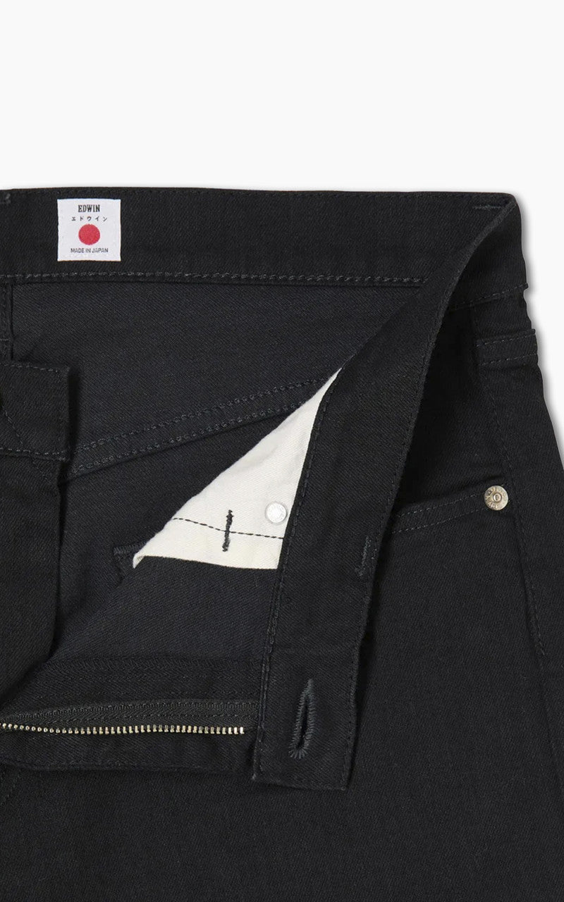 Edwin Regular Tapered Jeans "Made in Japan" Kaihara 12.5oz Black x Black