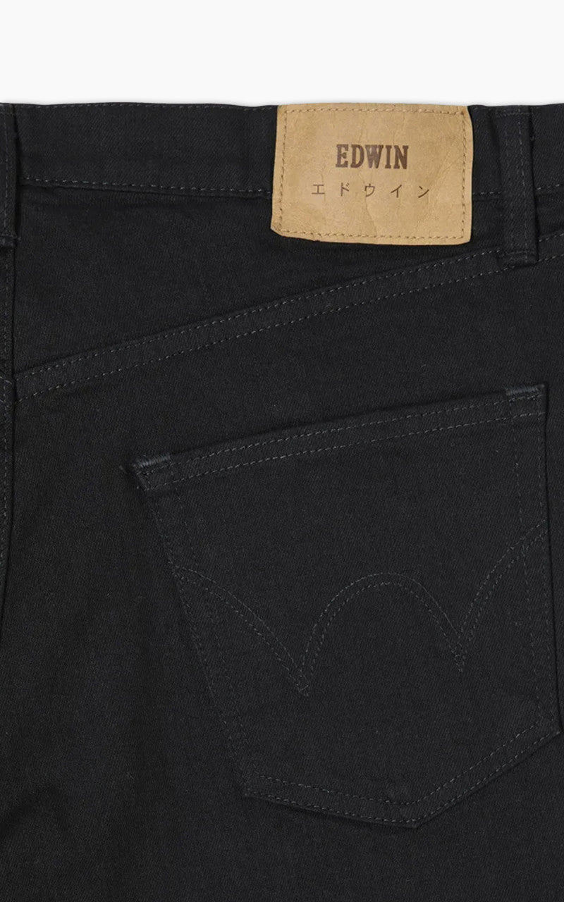 Edwin Regular Tapered Jeans "Made in Japan" Kaihara 12.5oz Black x Black