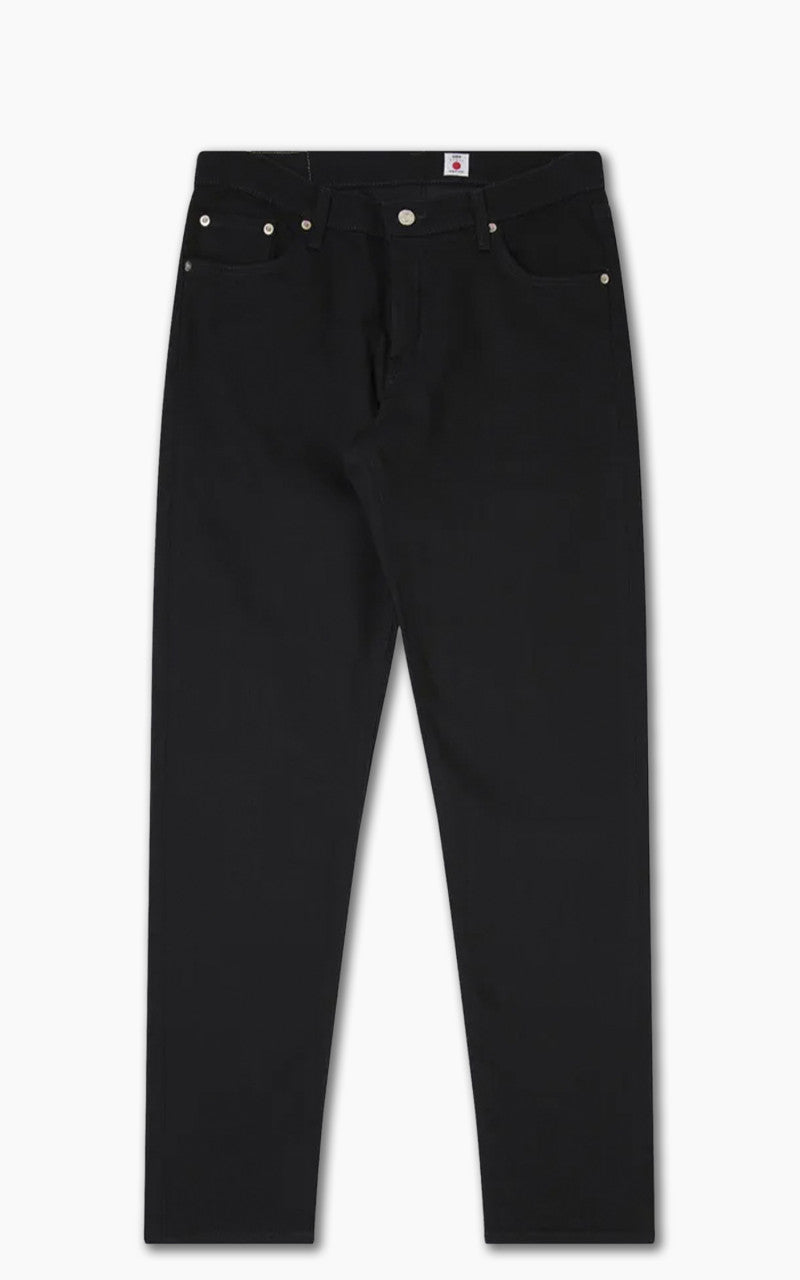 Edwin Regular Tapered Jeans "Made in Japan" Kaihara 12.5oz Black x Black
