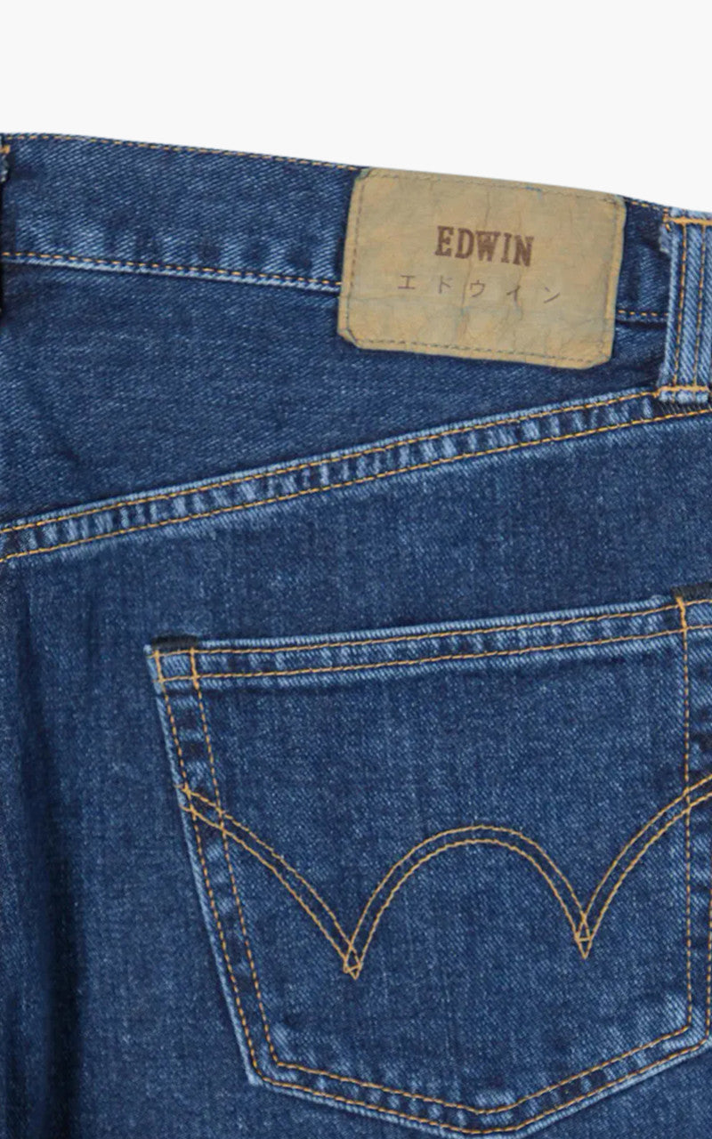 Edwin Loose Straight "Made in Japan" Yoshiko Left Hand Denim Blue Akira Wash