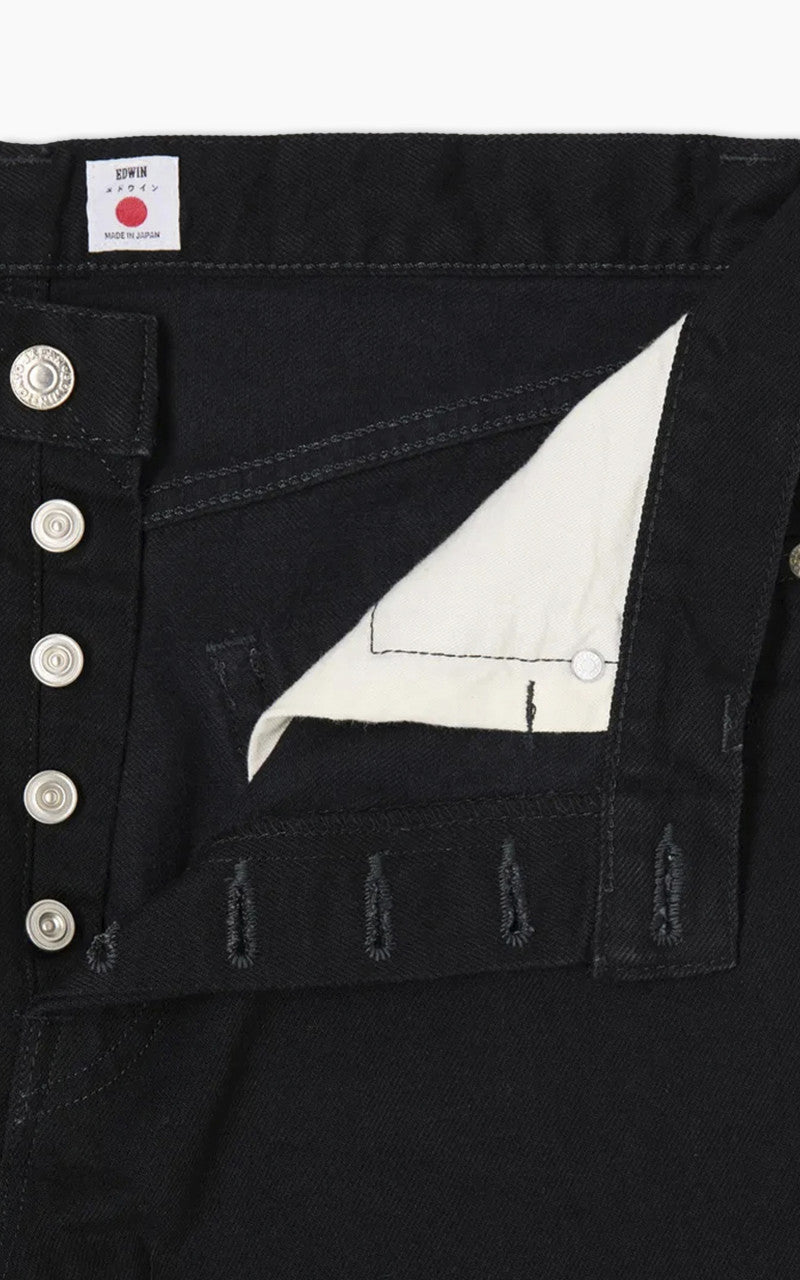 Edwin Loose Straight "Made in Japan" Kaihara Denim Black 13oz