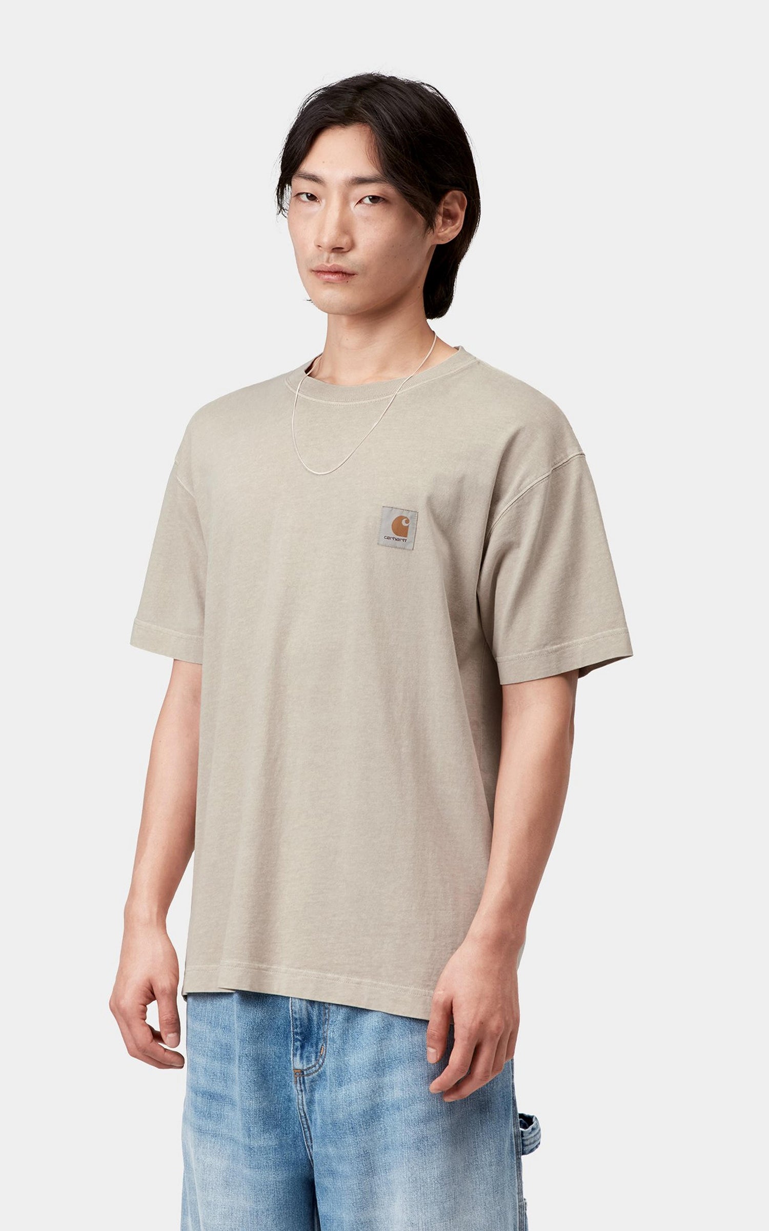 Carhartt WIP S/S Vista T-Shirt Garment Dyed Fleur De Sel