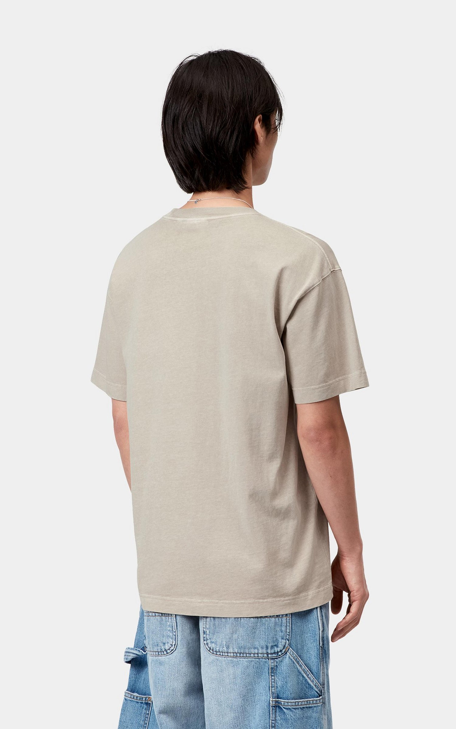 Carhartt WIP S/S Vista T-Shirt Garment Dyed Fleur De Sel