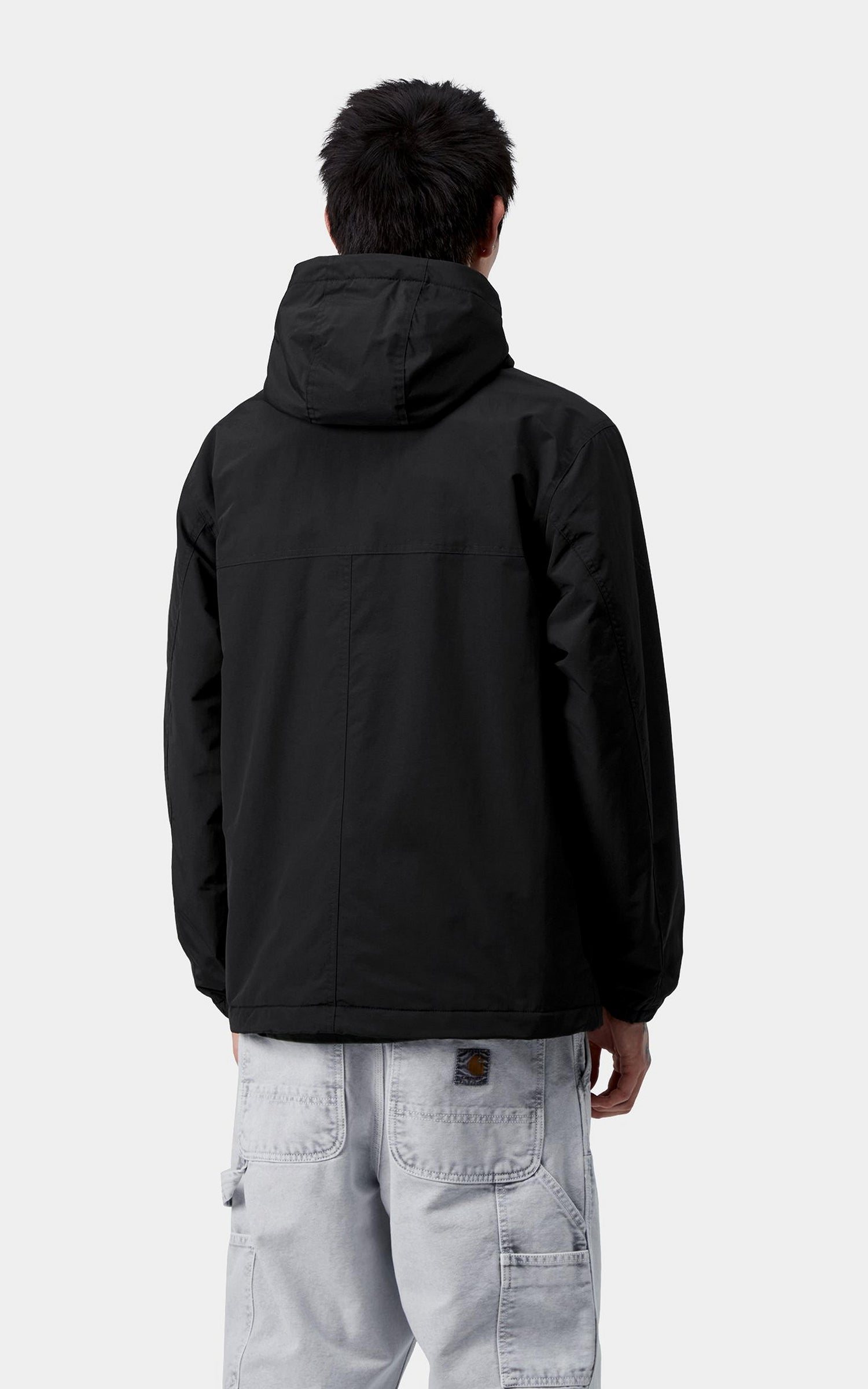 Carhartt WIP Windbreaker Pullover Winter Nylon Supplex® Black/White