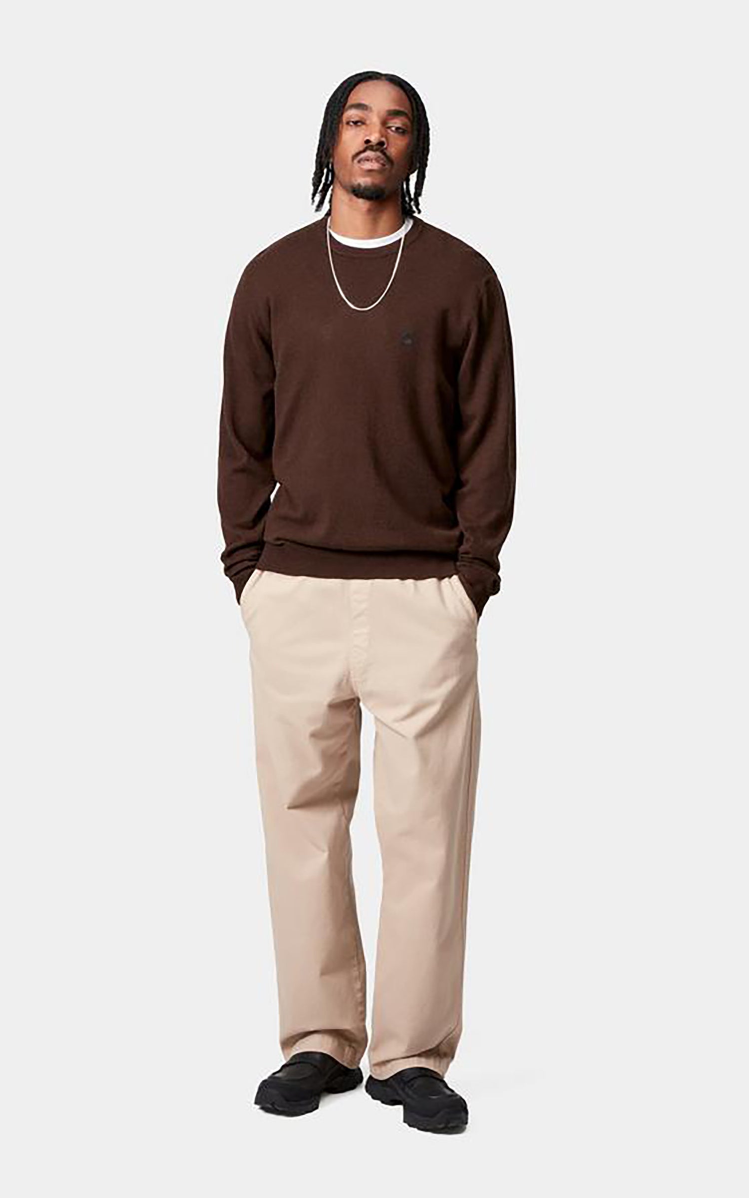 Carhartt WIP Madison Sweater Palisander/Black