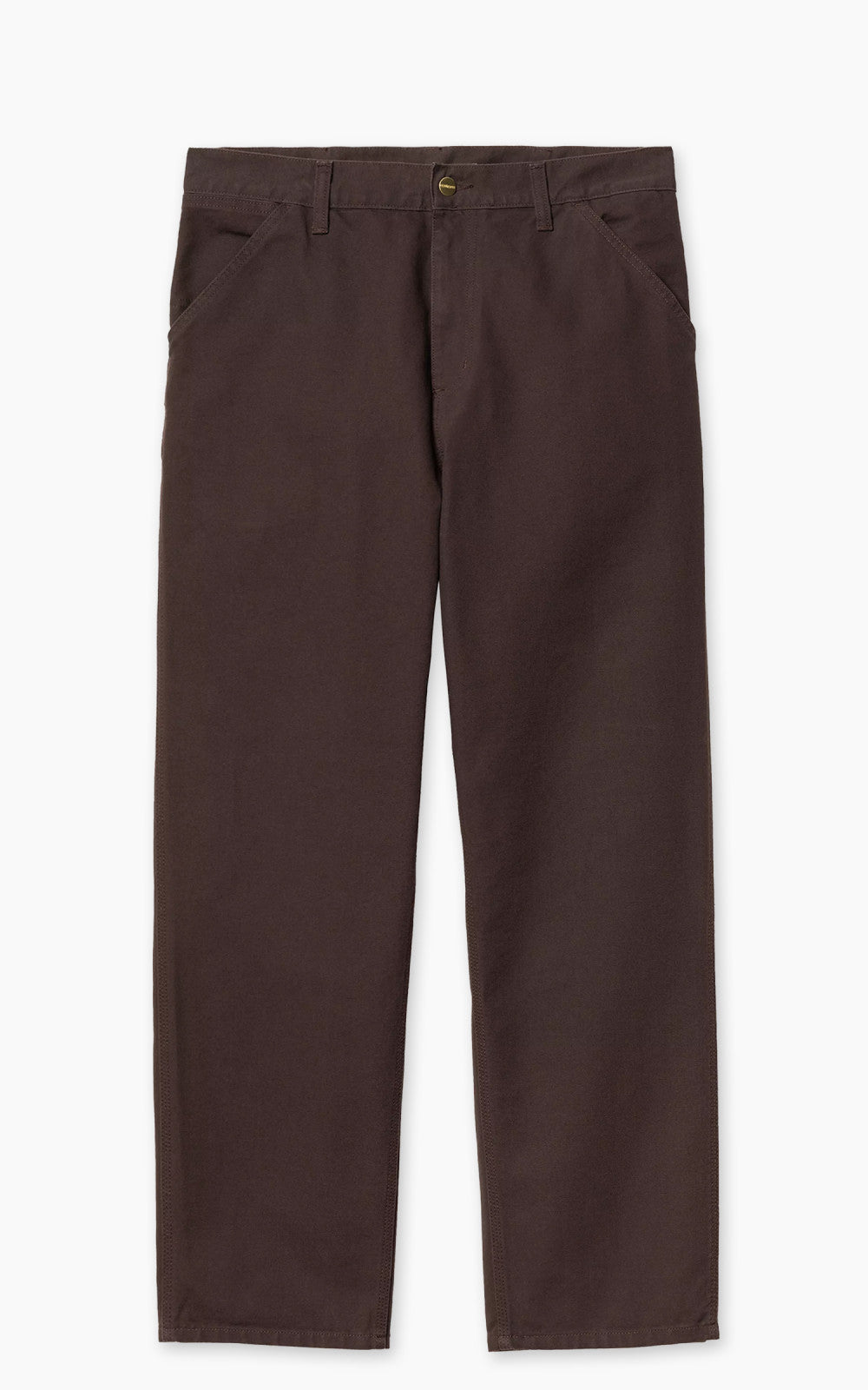 Carhartt WIP Simple Pant Dearborn Canvas Rinsed Tobacco