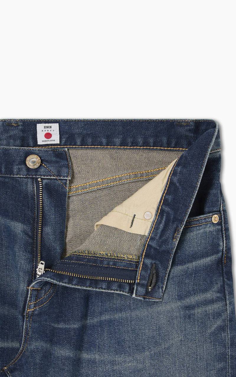Edwin Regular Tapered "Made in Japan" Kaihara 12.5oz Blue Mid Dark Used
