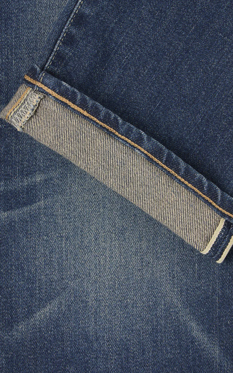 Edwin Regular Tapered "Made in Japan" Kaihara 12.5oz Blue Mid Dark Used