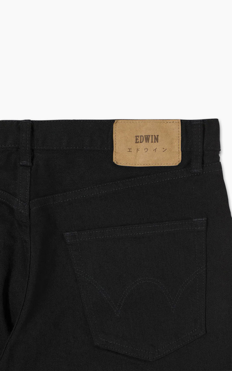 Edwin Regular Tapered "Made in Japan" Kaihara 12.5oz Black Rinsed