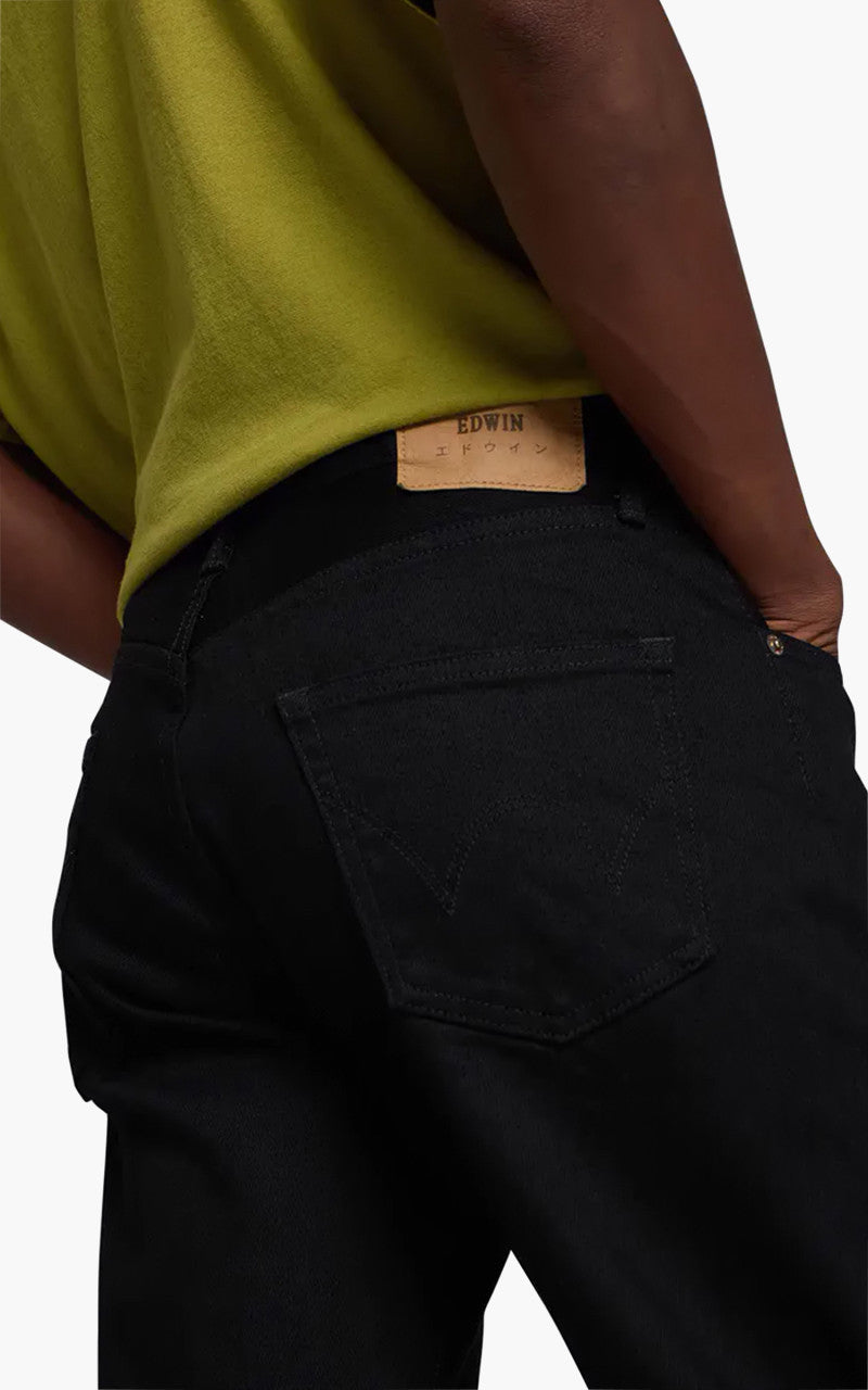 Edwin Regular Tapered "Made in Japan" Kaihara 12.5oz Black Rinsed