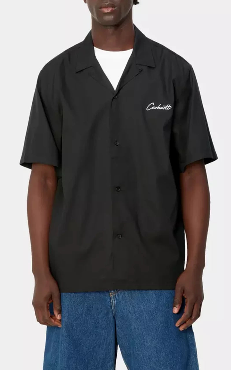 Carhartt WIP S/S Delray Shirt Black/Wax