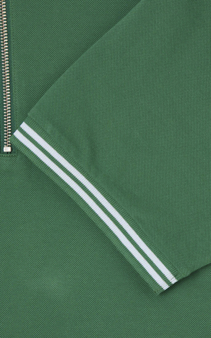 Edwin Affect Polo Pique Shirt Foliage Green