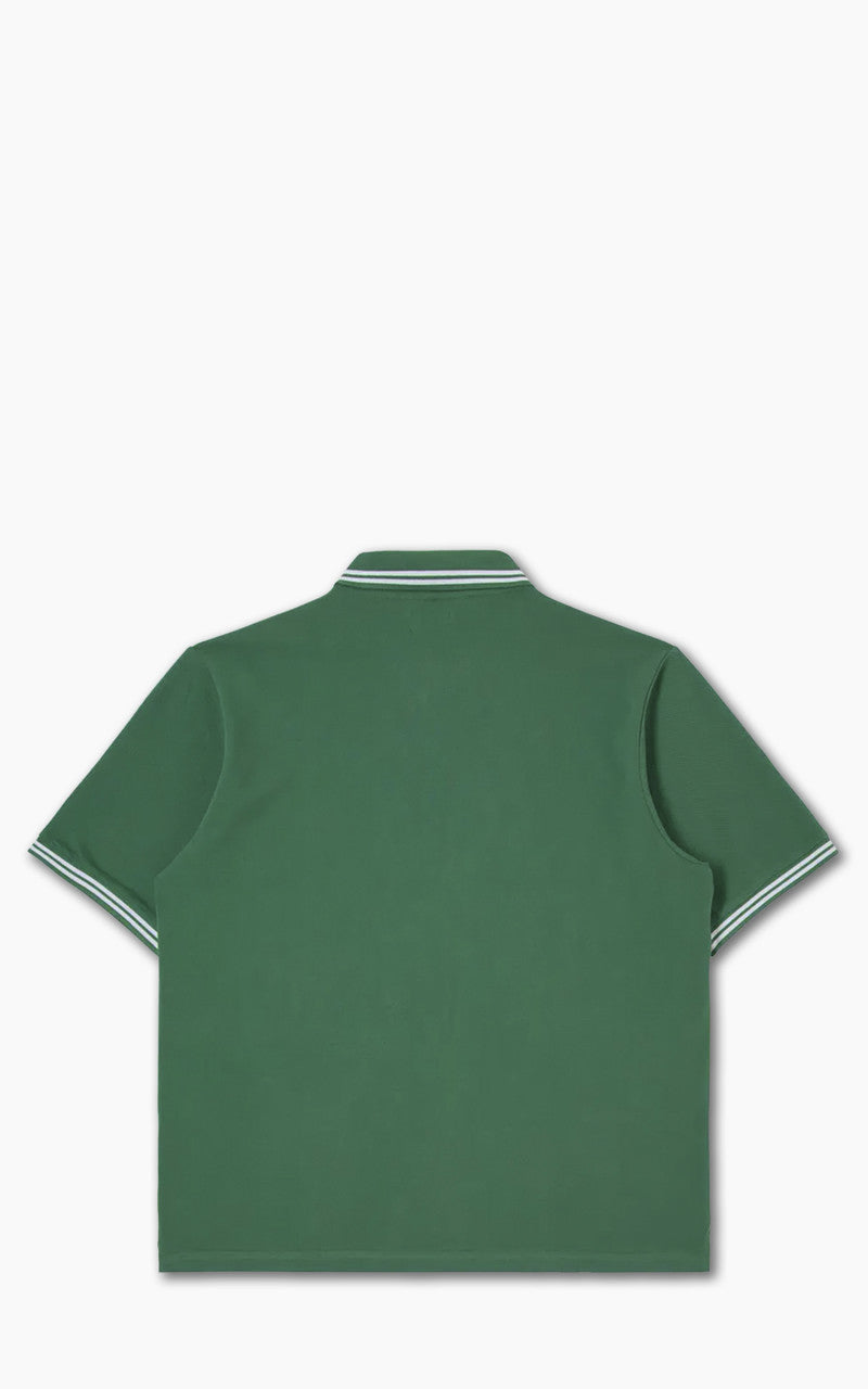 Edwin Affect Polo Pique Shirt Foliage Green