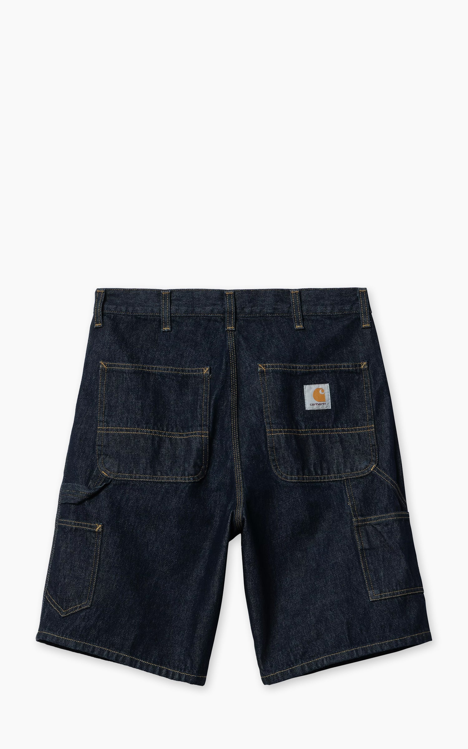 Carhartt WIP Single Knee Short Smith Denim Rinsed Blue