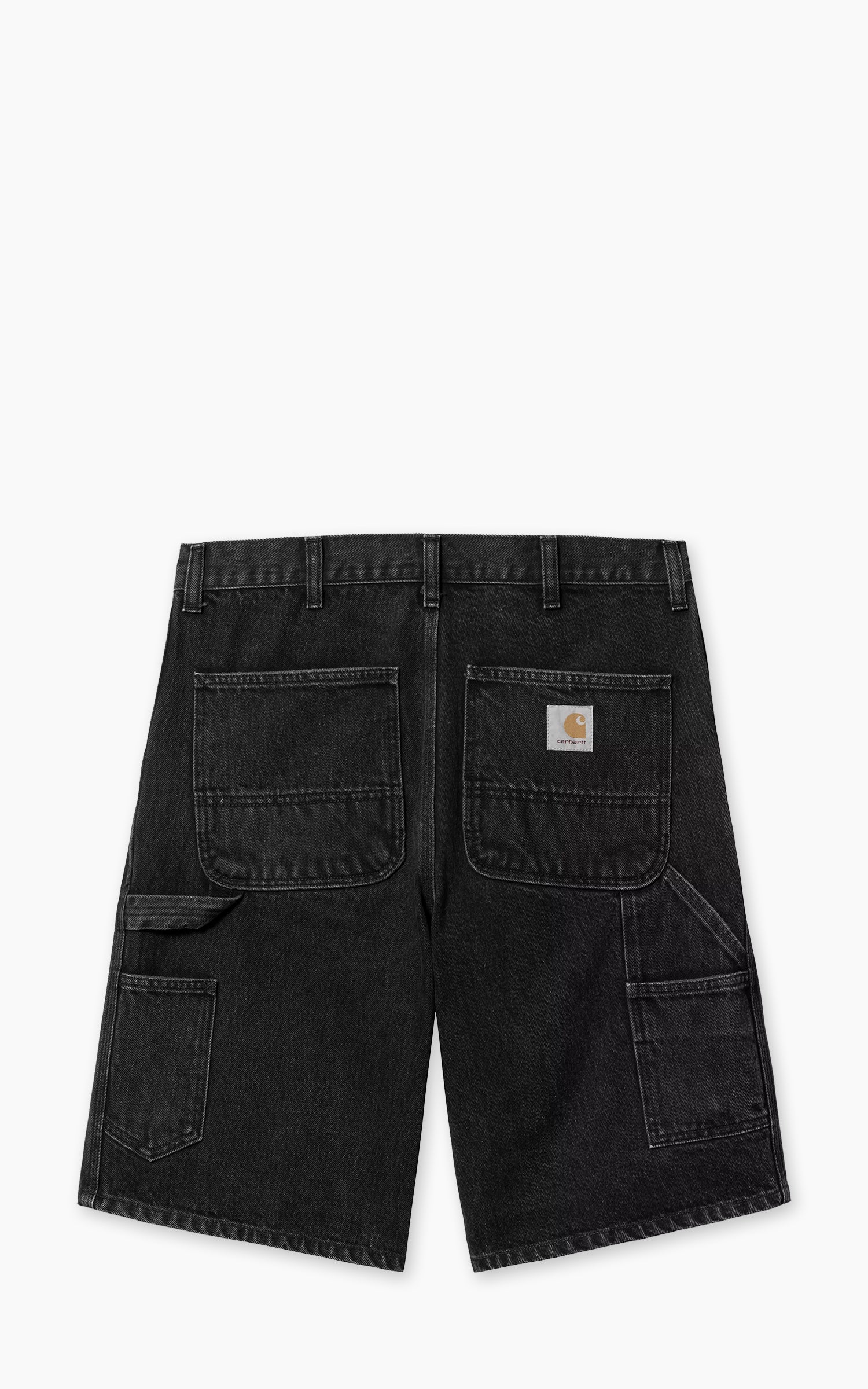 Carhartt WIP Single Knee Short Smith Denim Stone Washed Black