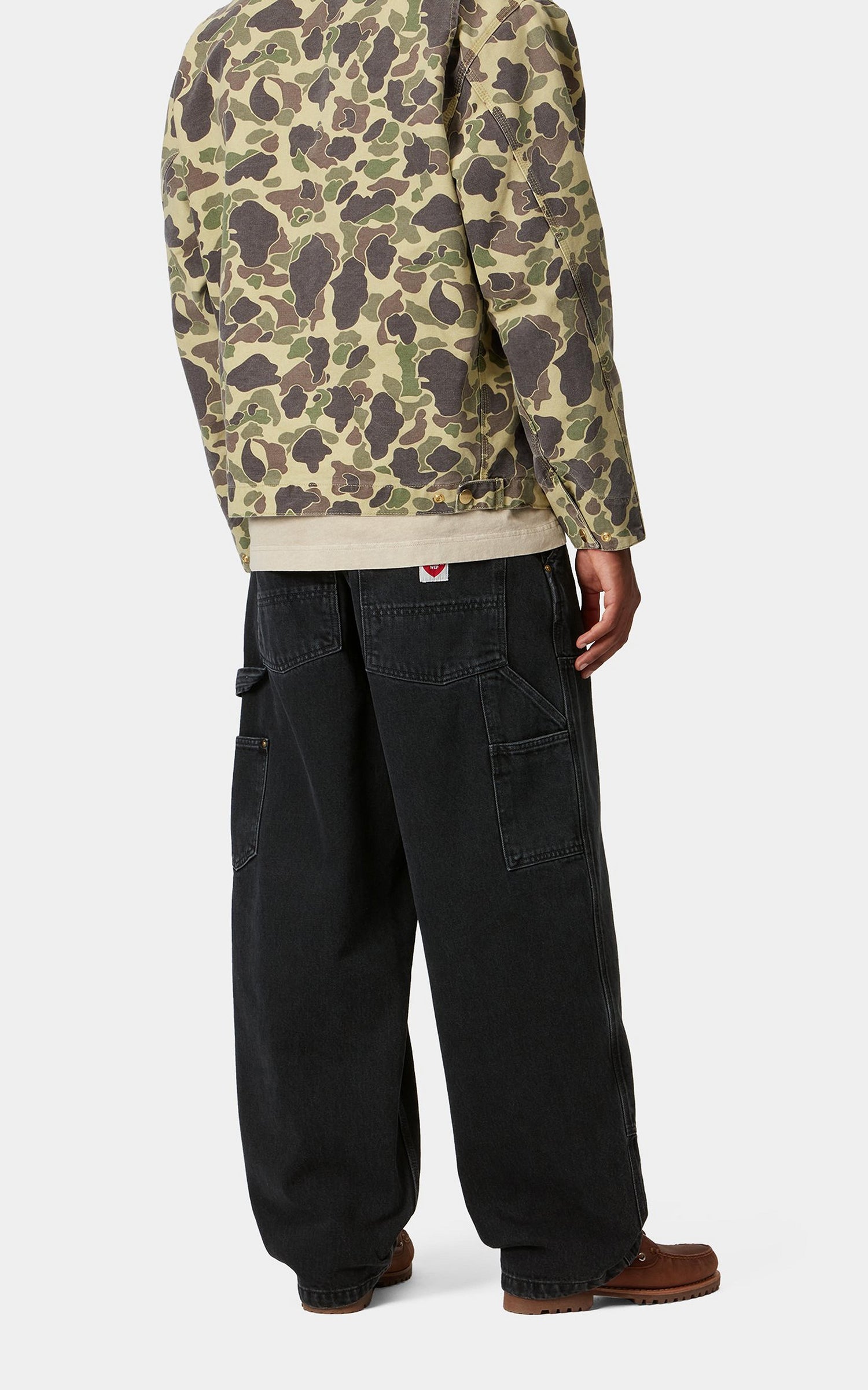 Carhartt WIP Nash Double Knee Pant Smith Denim Stone Washed Back