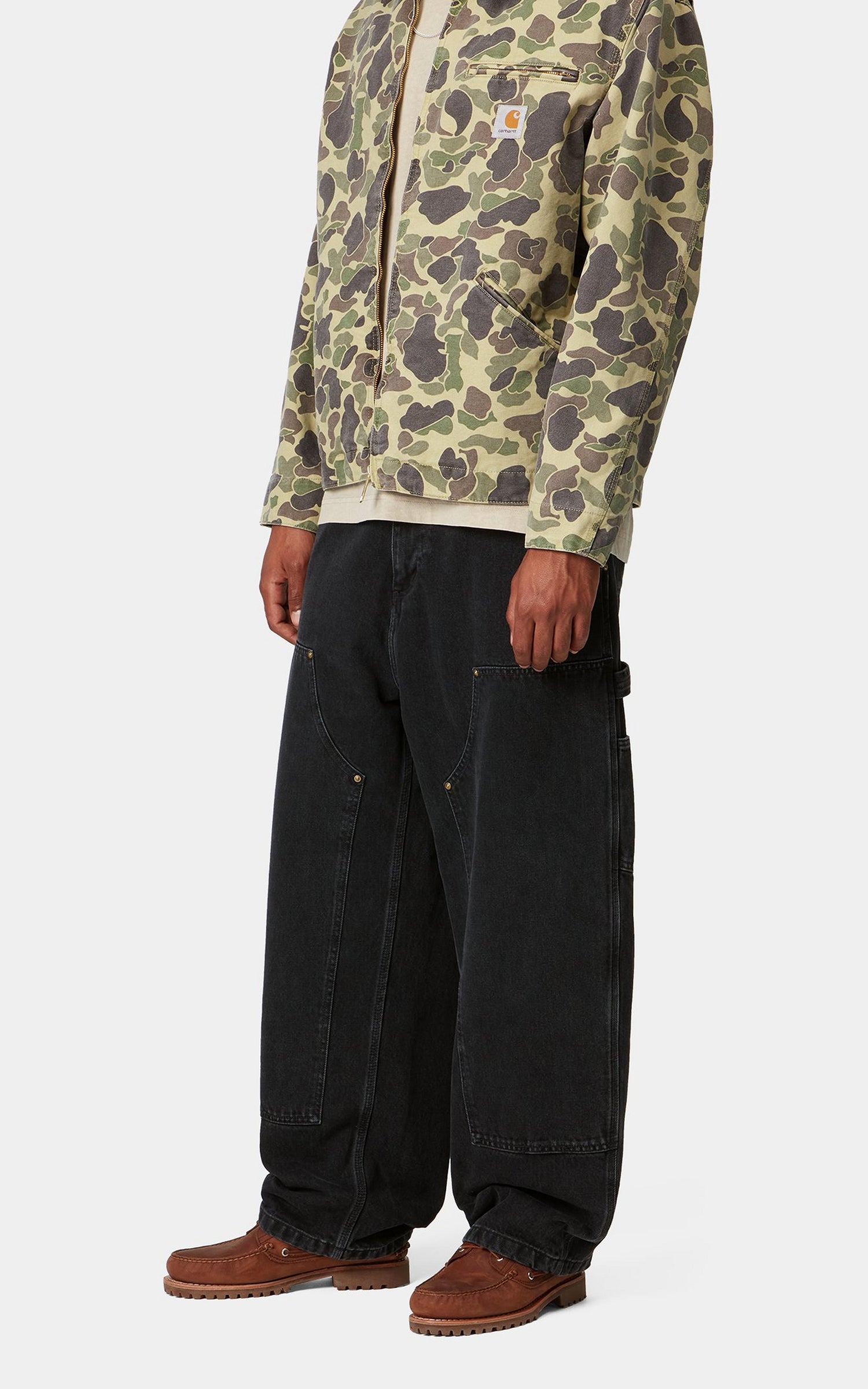 Carhartt WIP Nash Double Knee Pant Smith Denim Stone Washed Back