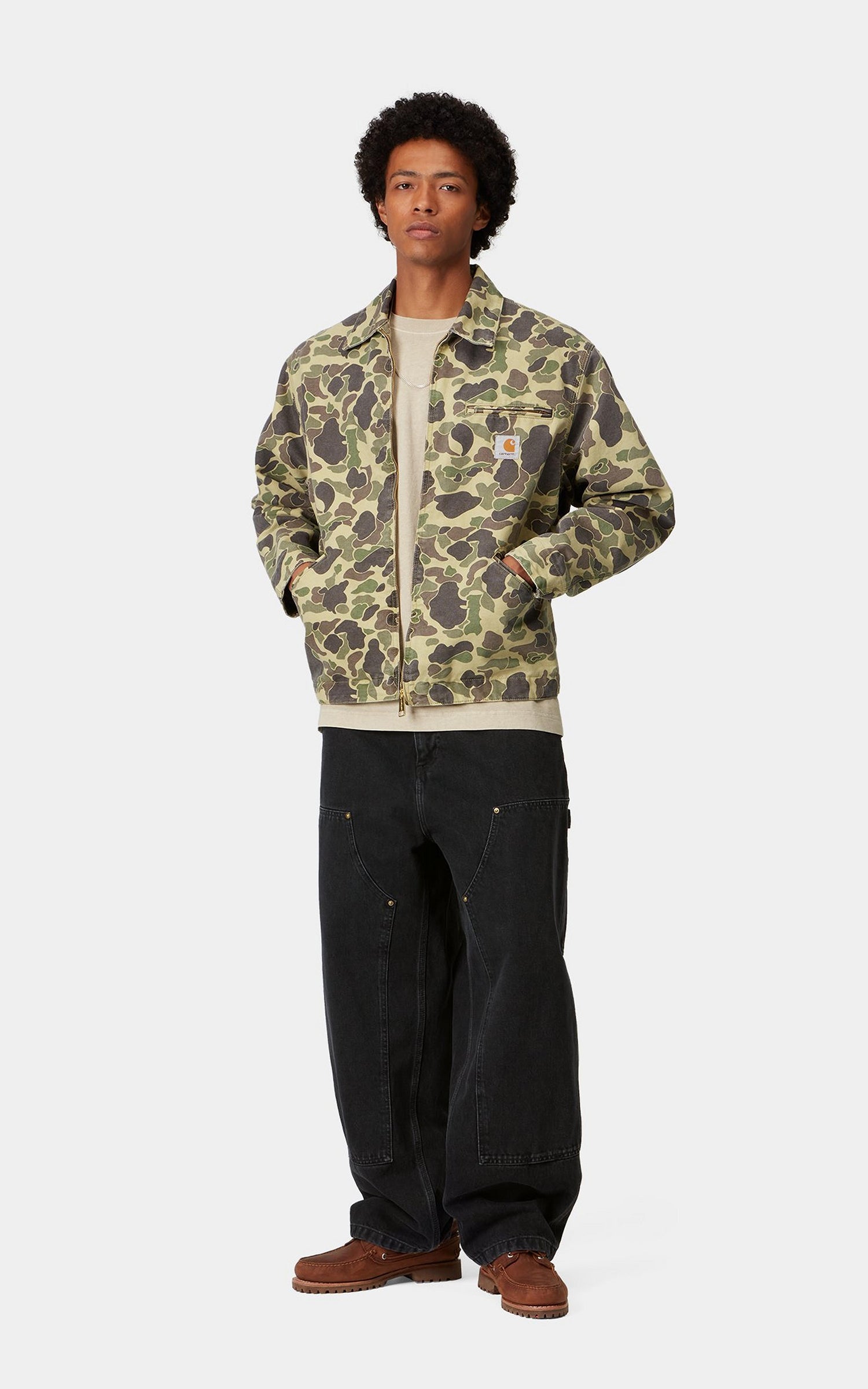 Carhartt WIP Nash Double Knee Pant Smith Denim Stone Washed Back