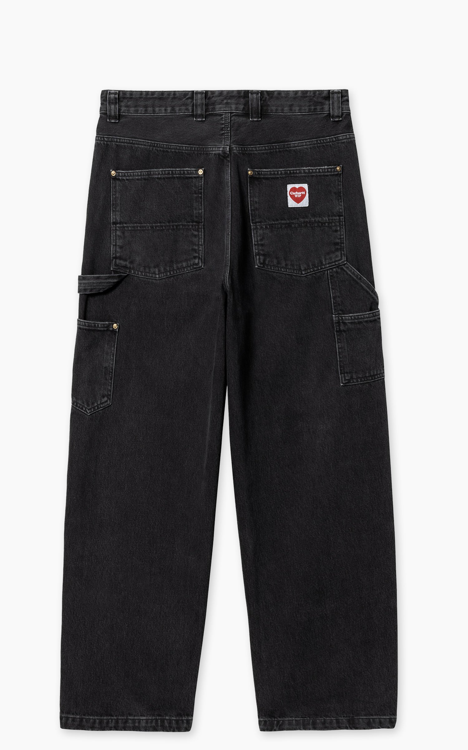 Carhartt WIP Nash Double Knee Pant Smith Denim Stone Washed Back