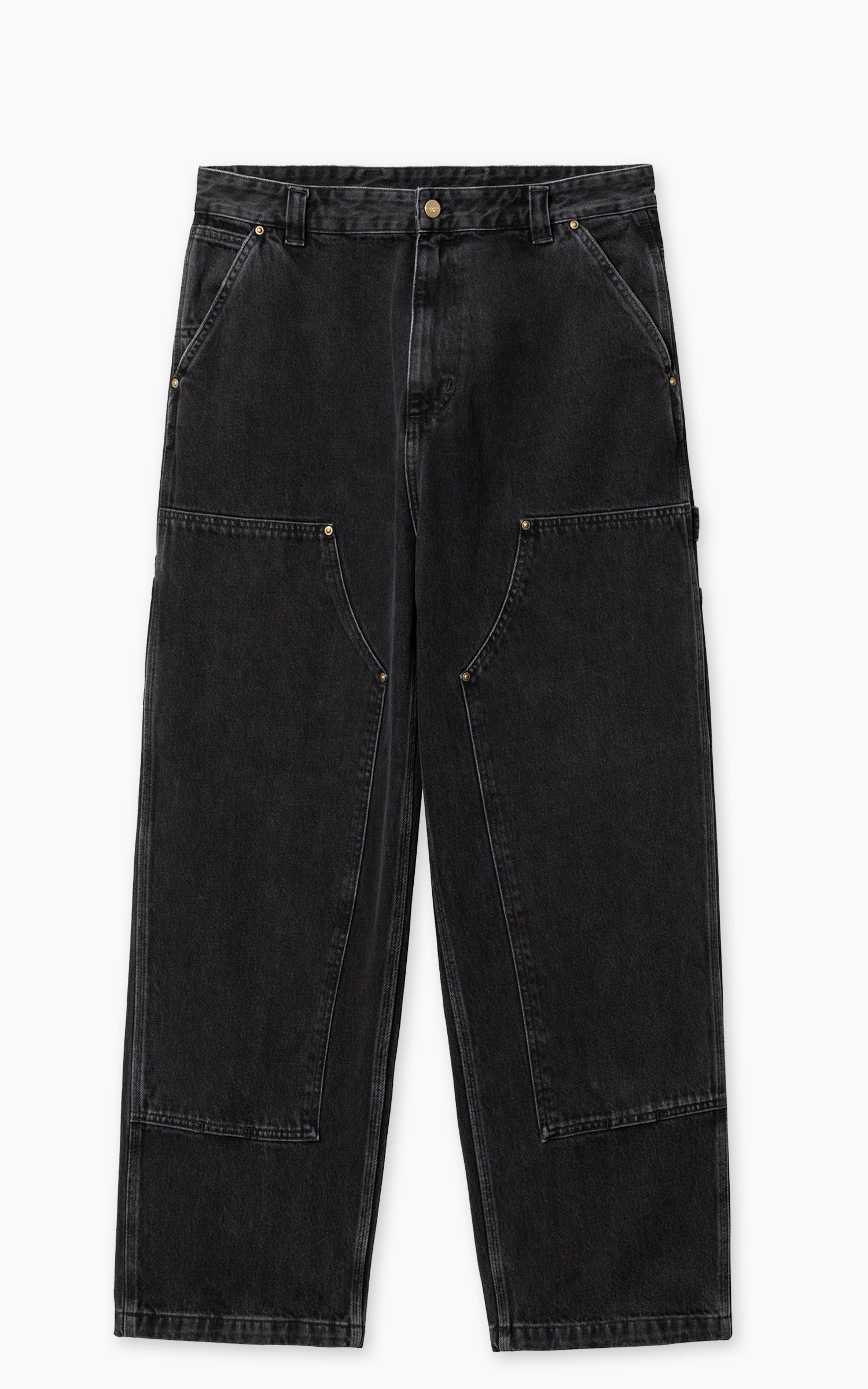Carhartt WIP Nash Double Knee Pant Smith Denim Stone Washed Back