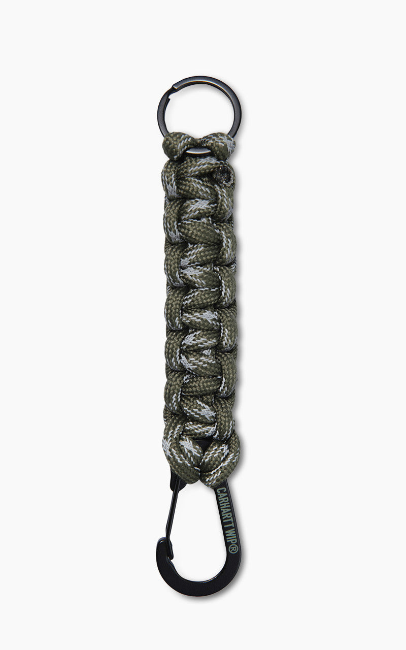 Carhartt WIP Tour Cord Keychain Smoke Green/Reflective