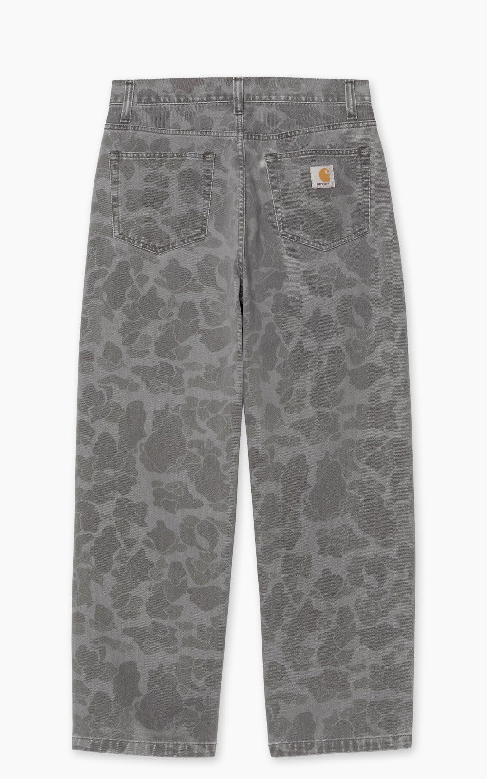 Carhartt WIP Duck Landon Pant Maitland Camo Duck Denim Heavy Bleach Wash Black
