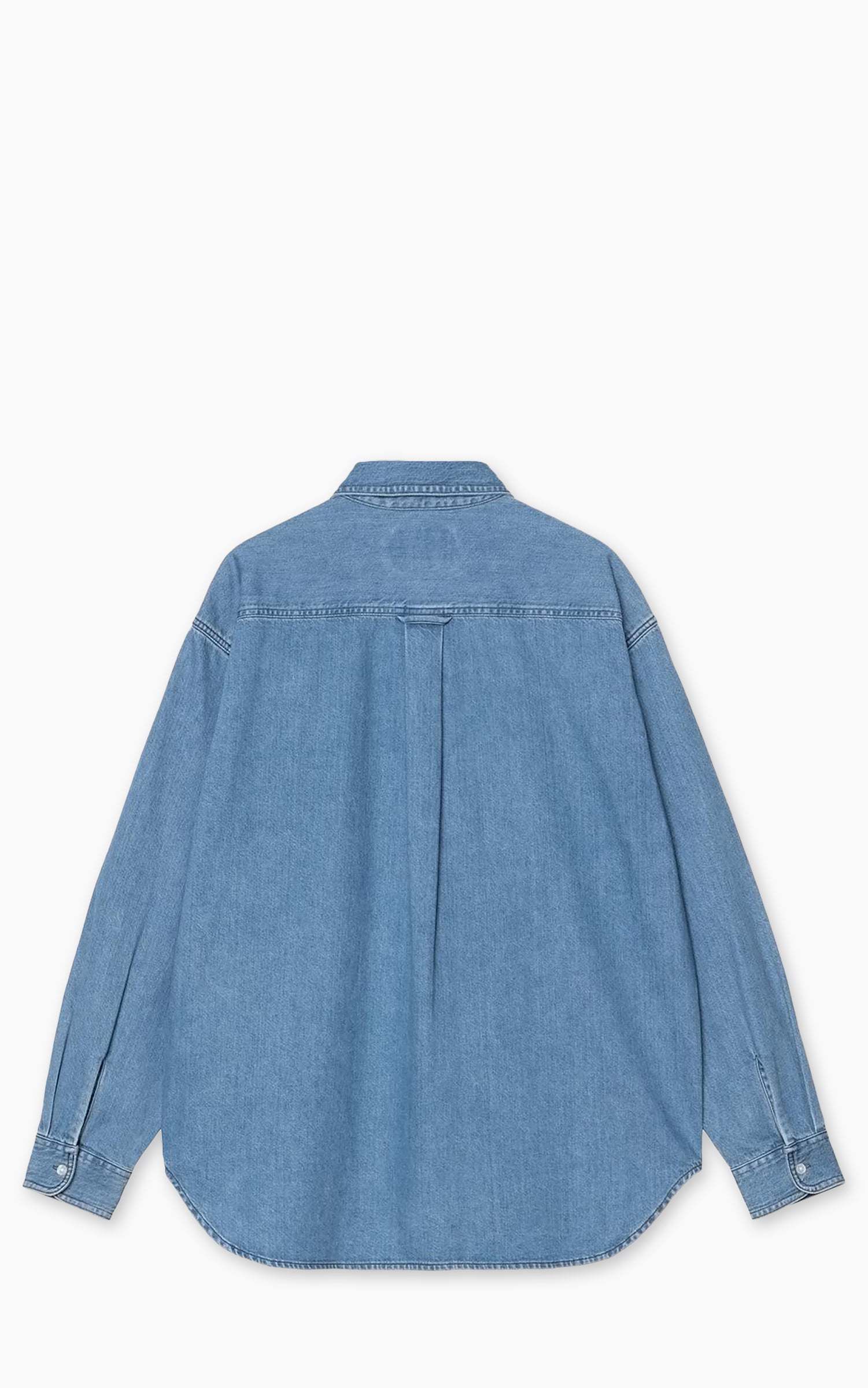 Carhartt WIP L/S Lucas Shirt Stone Washed Blue