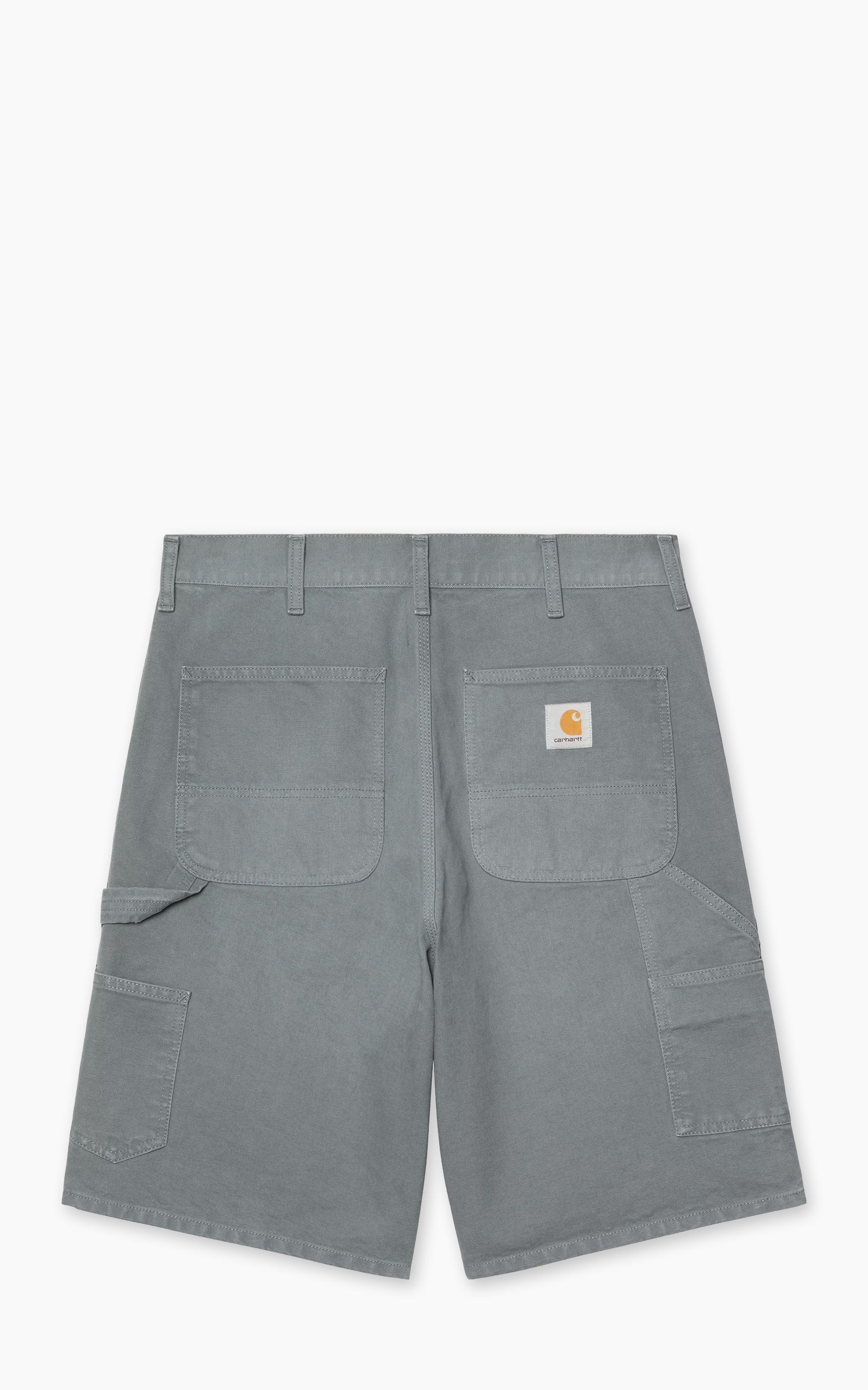 Carhartt WIP Single Knee Short Dearborn Canvas Stone Canvas Cozy Blue