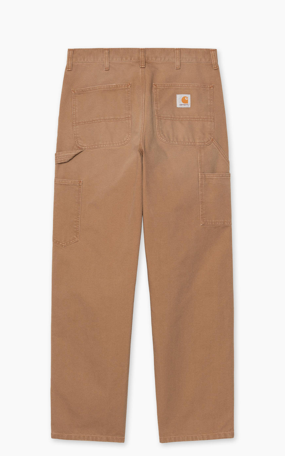 Carhartt WIP Single Knee Pant Dearborn Canvas Stone Canvas Hamilton Brown