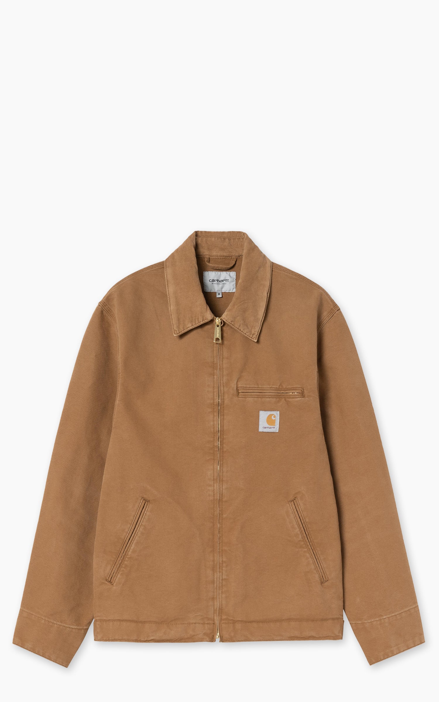 Carhartt WIP Detroit Jacket Dearborn Stone Canvas Hamilton Brown/Hamilton Brown