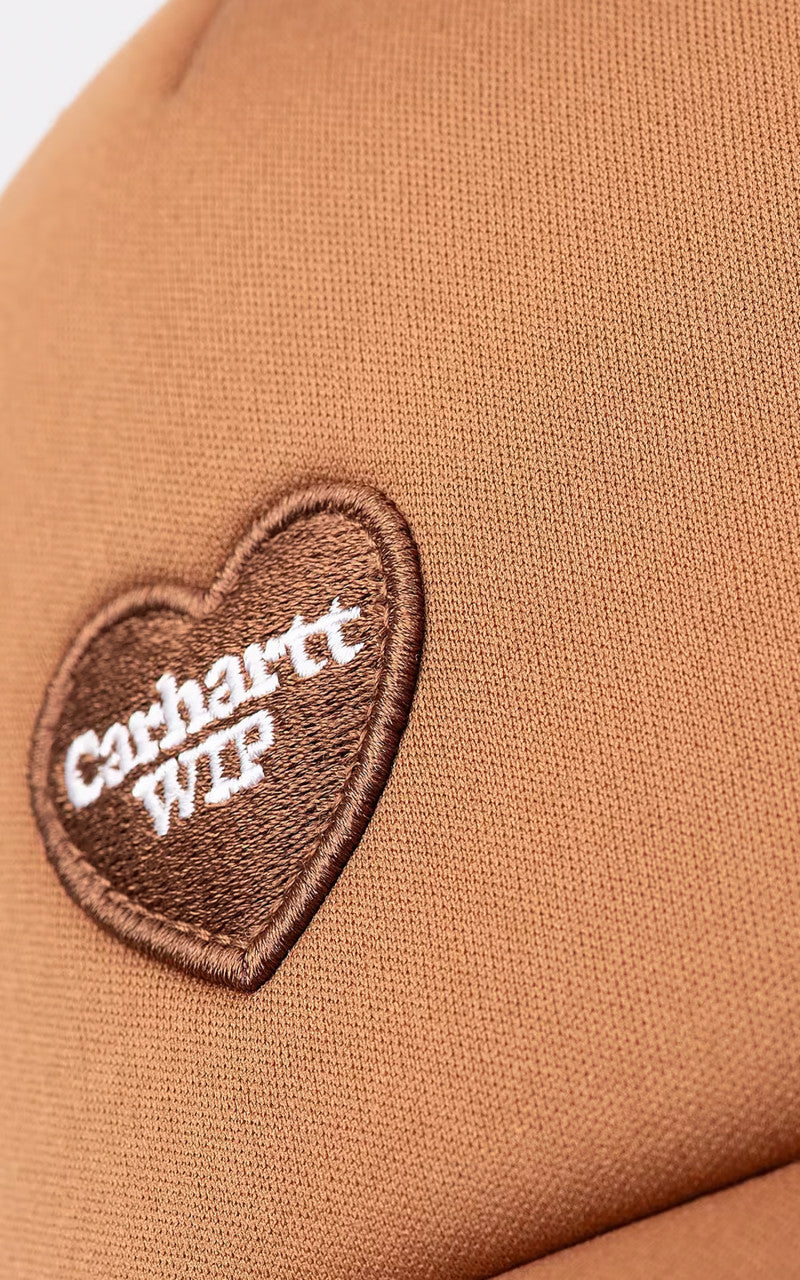 Carhartt WIP Heart Patch Trucker Cap Hamilton Brown