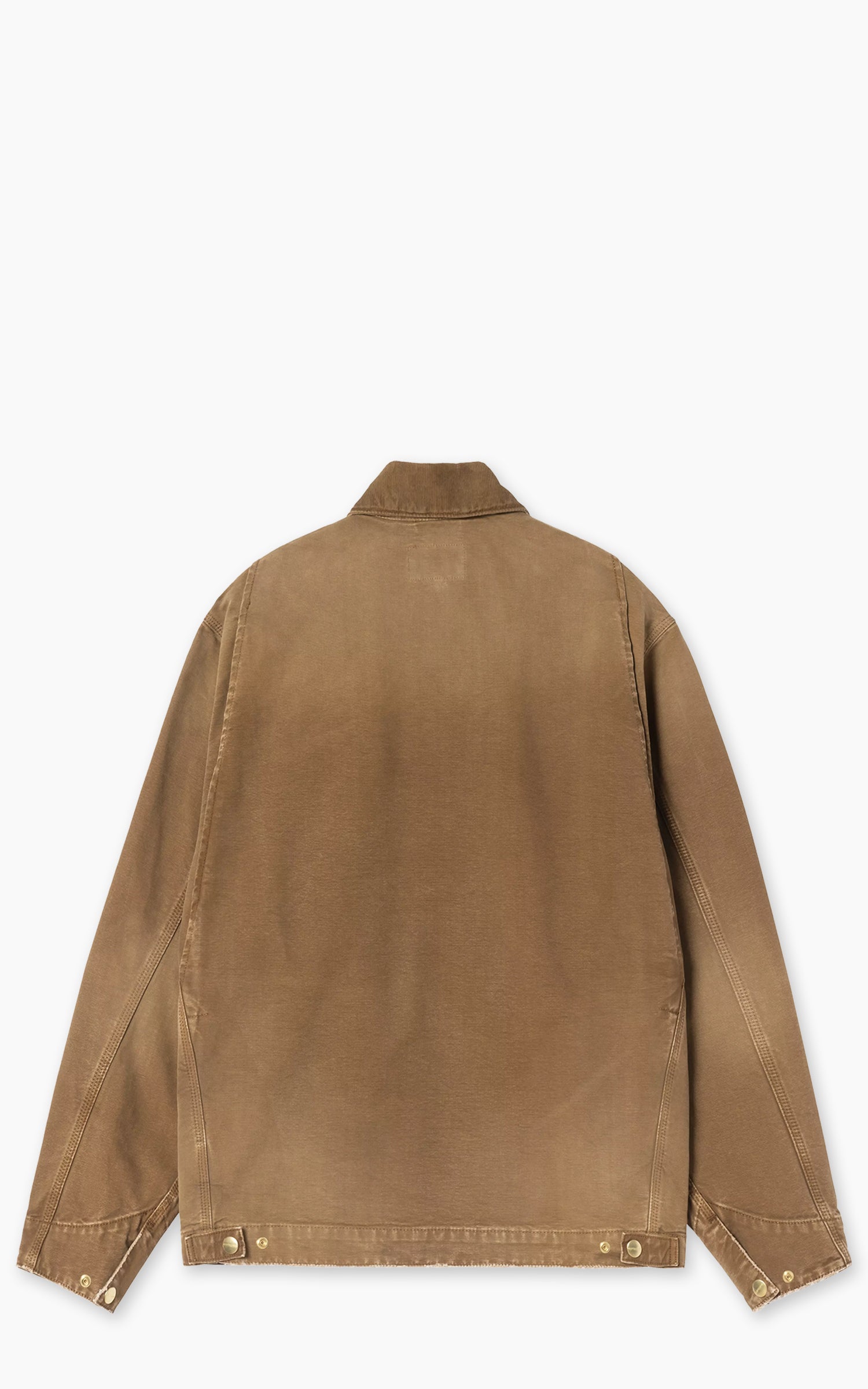 Carhartt WIP OG Detroit Jacket Dearborn Canvas Destroy Wash Hamilton Brown/Hamilton Brown