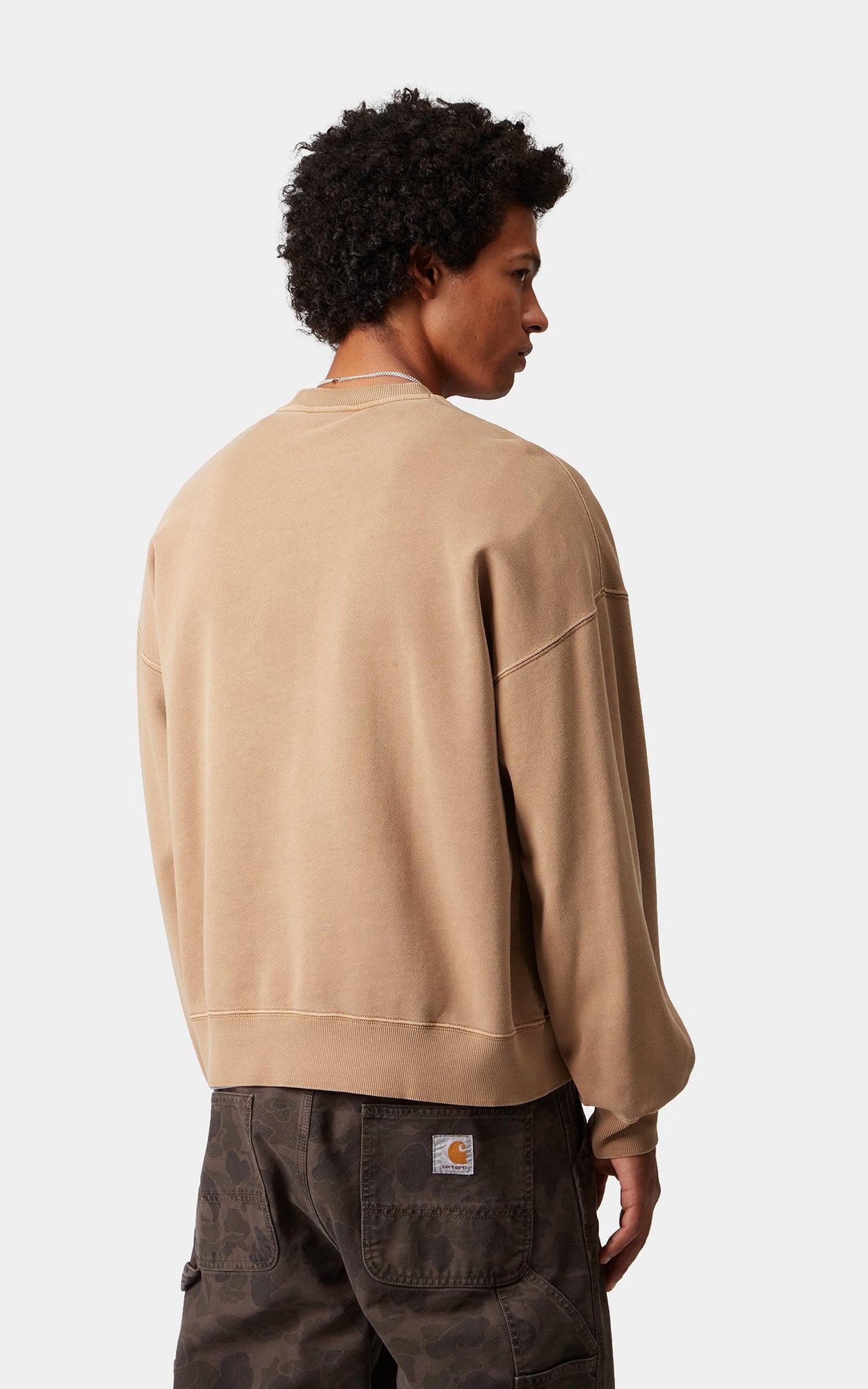 Carhartt WIP Benton Sweatshirt Garment Dyed Peanut