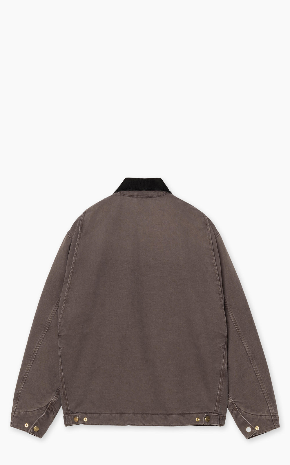Carhartt WIP OG Detroit Jacket Dearborn Canvas Stone Tobacco/Black