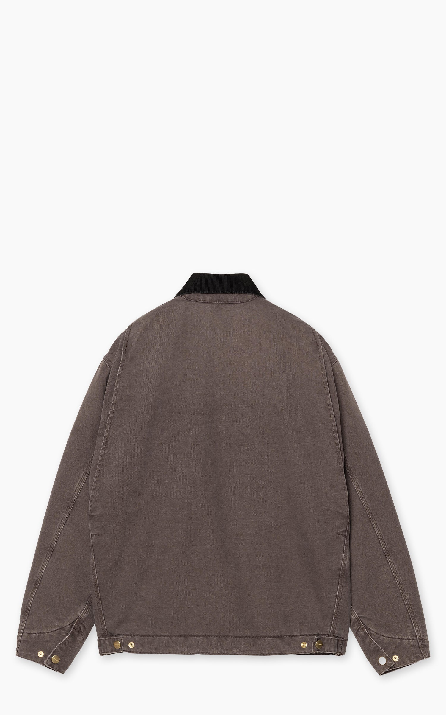 Carhartt WIP OG Detroit Jacket Dearborn Canvas Stone Tobacco/Black