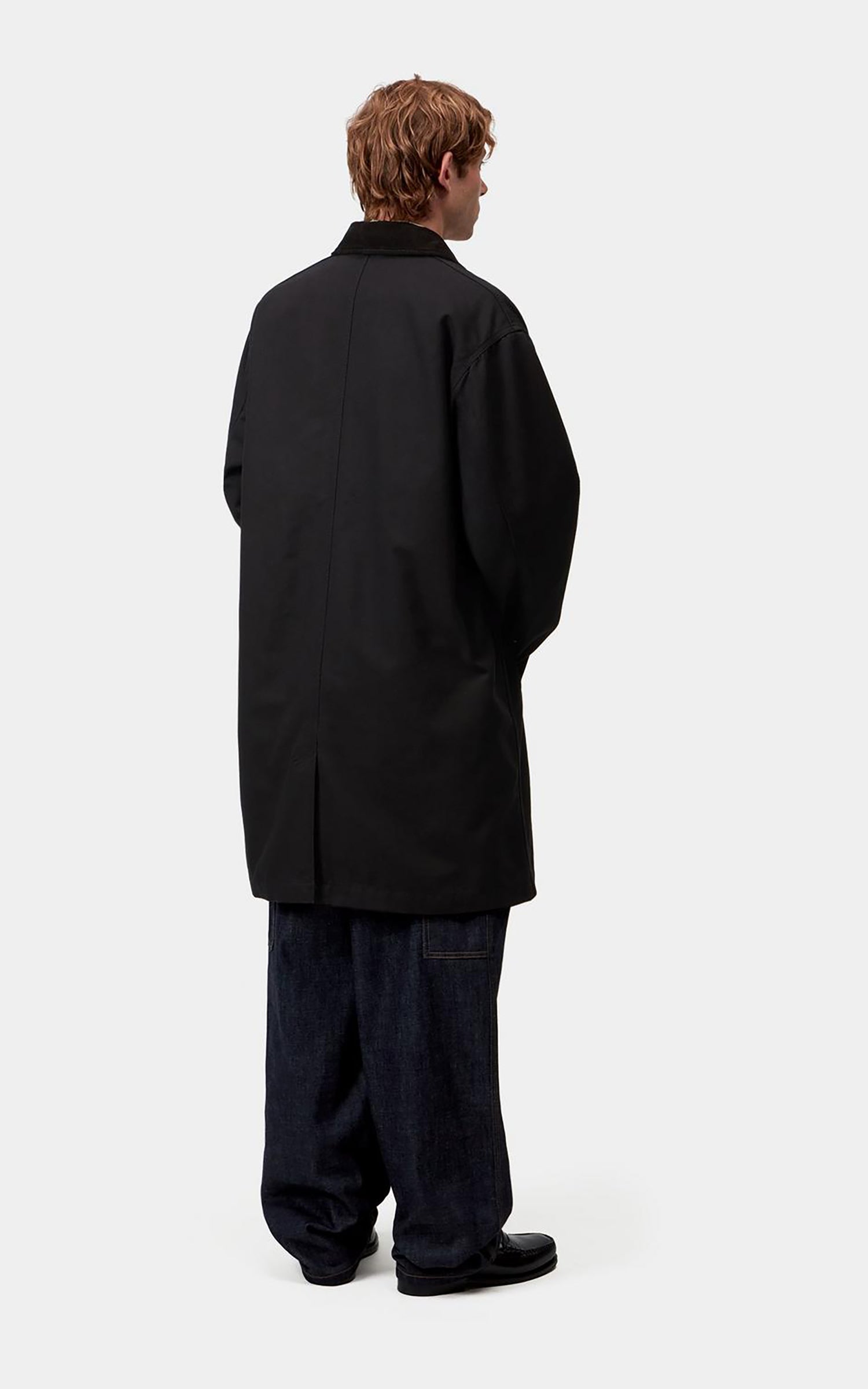 Carhartt WIP Webster Coat Hubbard Canvas Rinsed Black/Black