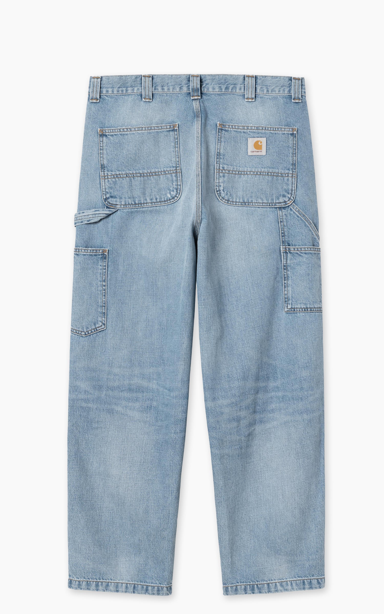 Carhartt WIP OG Double Knee Pant Camano Denim Burst Washed Blue