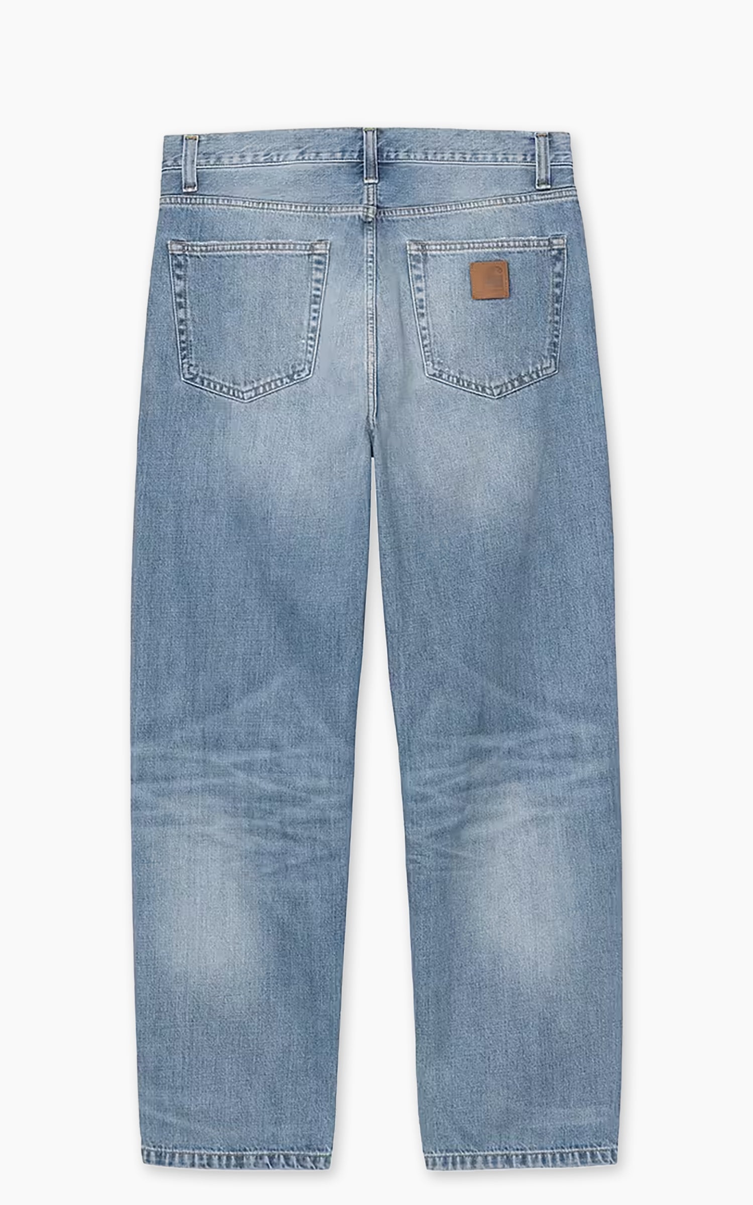 Carhartt WIP Aaron Pant Camano Denim Burst Washed Blue