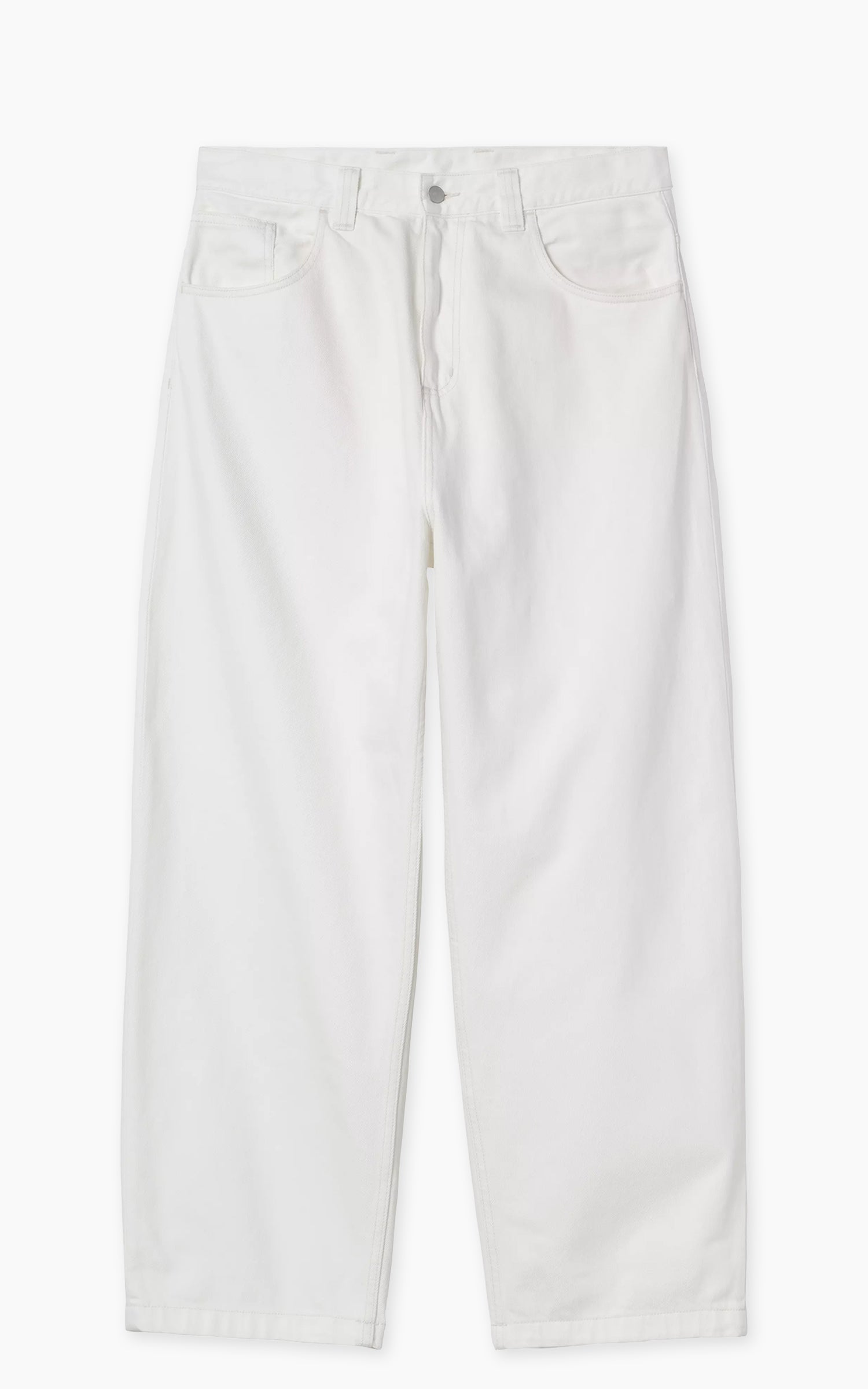 Carhartt WIP Brandon Pant Smith Denim Rinsed White