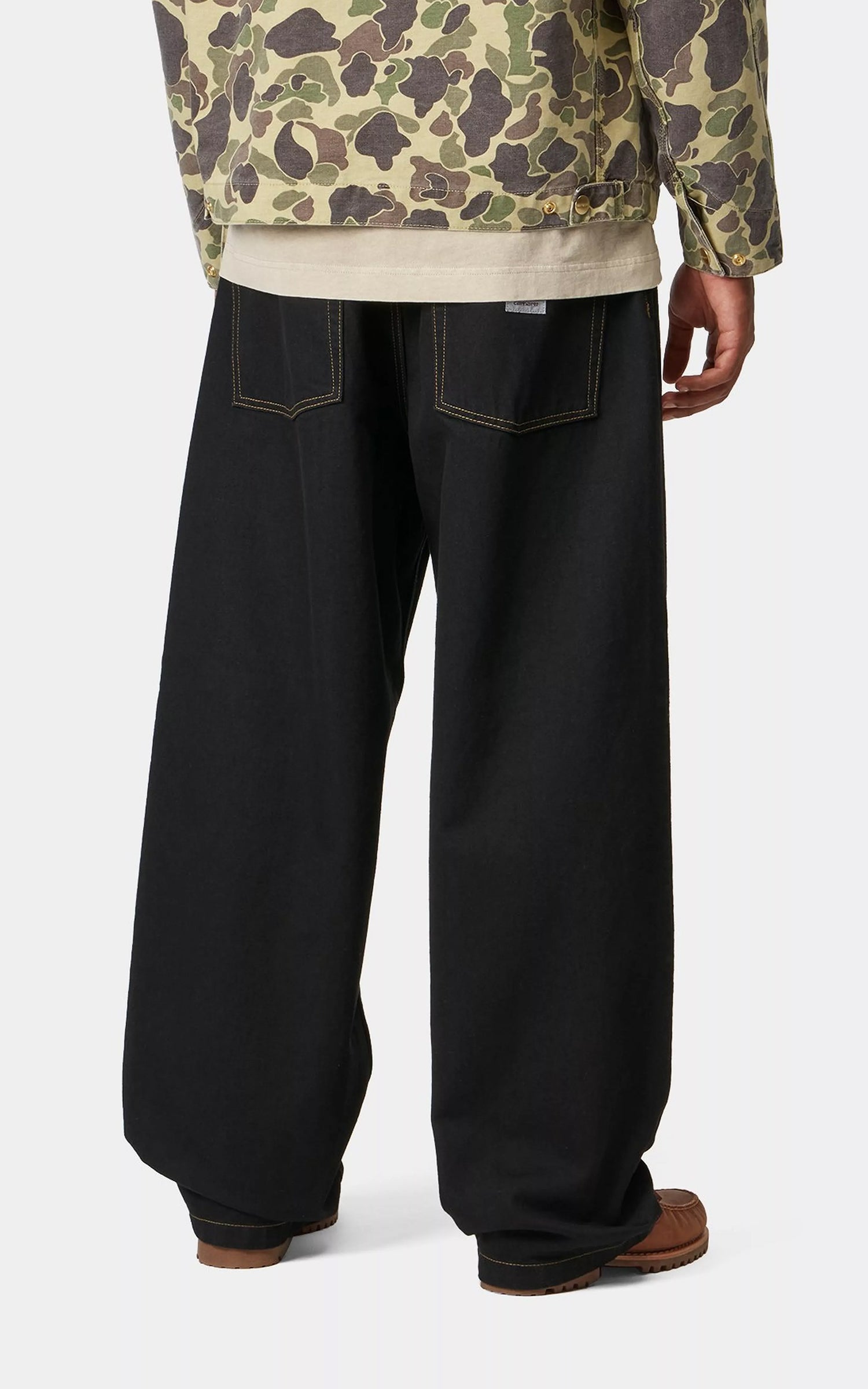 Carhartt WIP Brandon Pant Smith Denim Rinsed Black