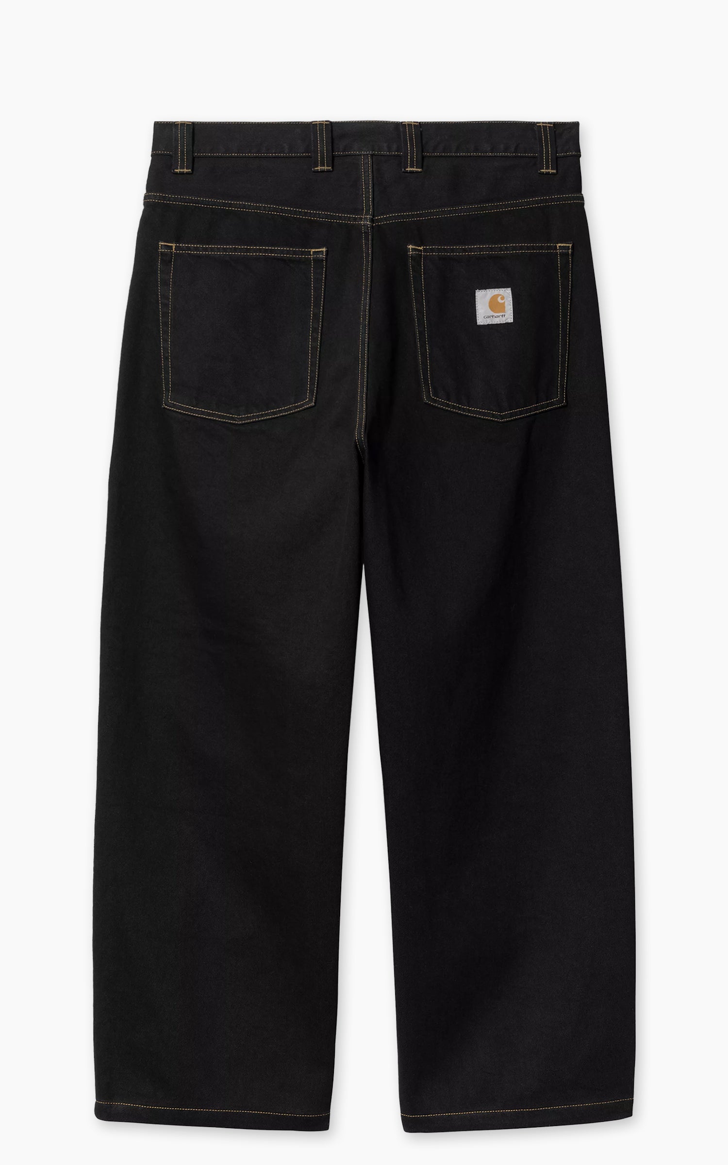 Carhartt WIP Brandon Pant Smith Denim Rinsed Black